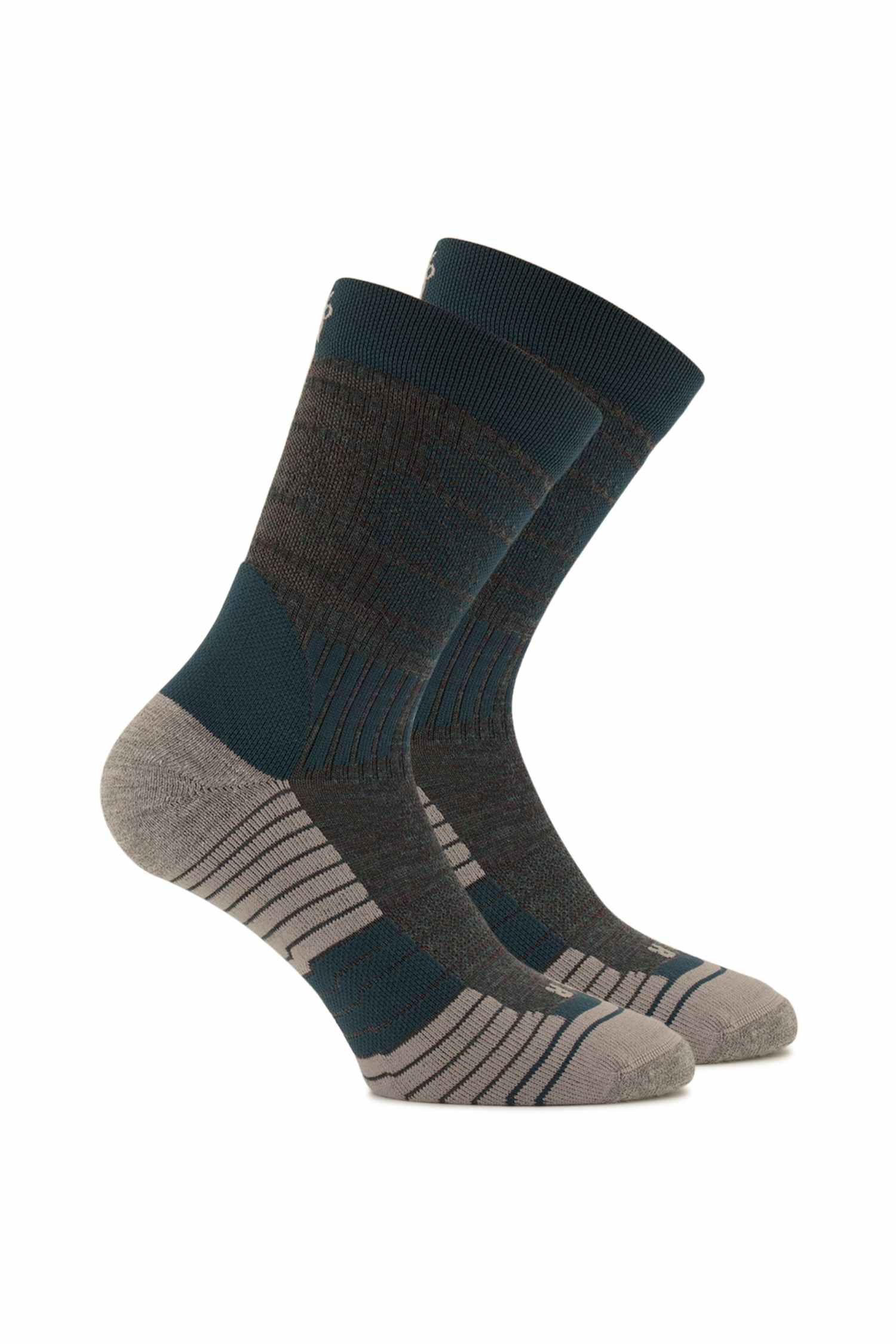 Image of 46 NORD 2-Pack 35-47 Wandersocken Grün, Herren, Größe: I