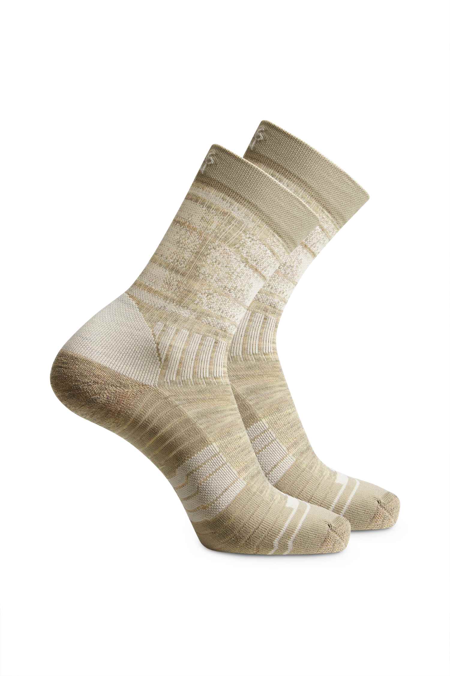 46 NORD 2-Pack 35-42 Damen Wandersocken Beige, Damen, Größe: IV