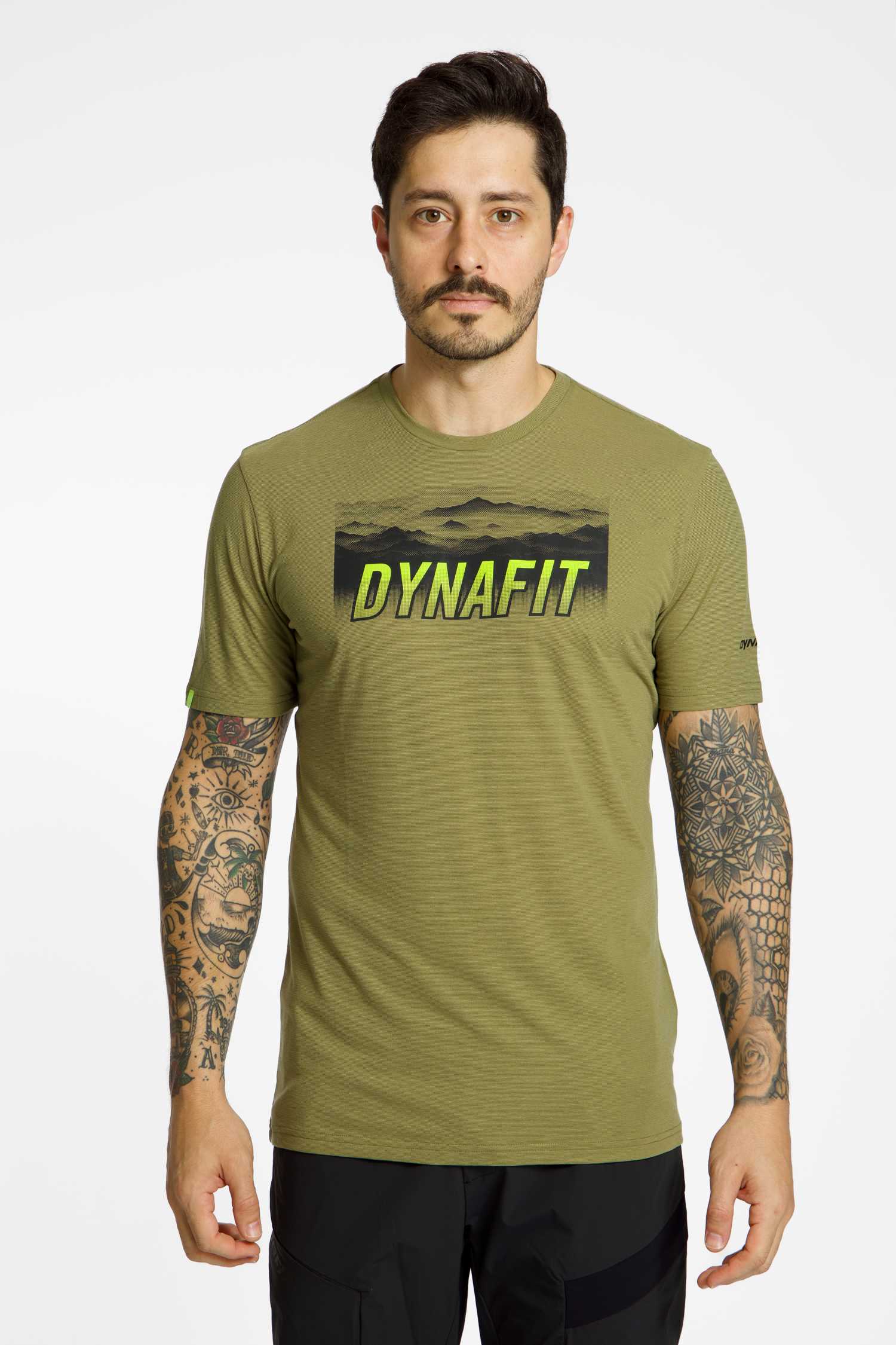 Dynafit Transalper Graphic Herren T-Shirt Grün, Herren, Größe: L