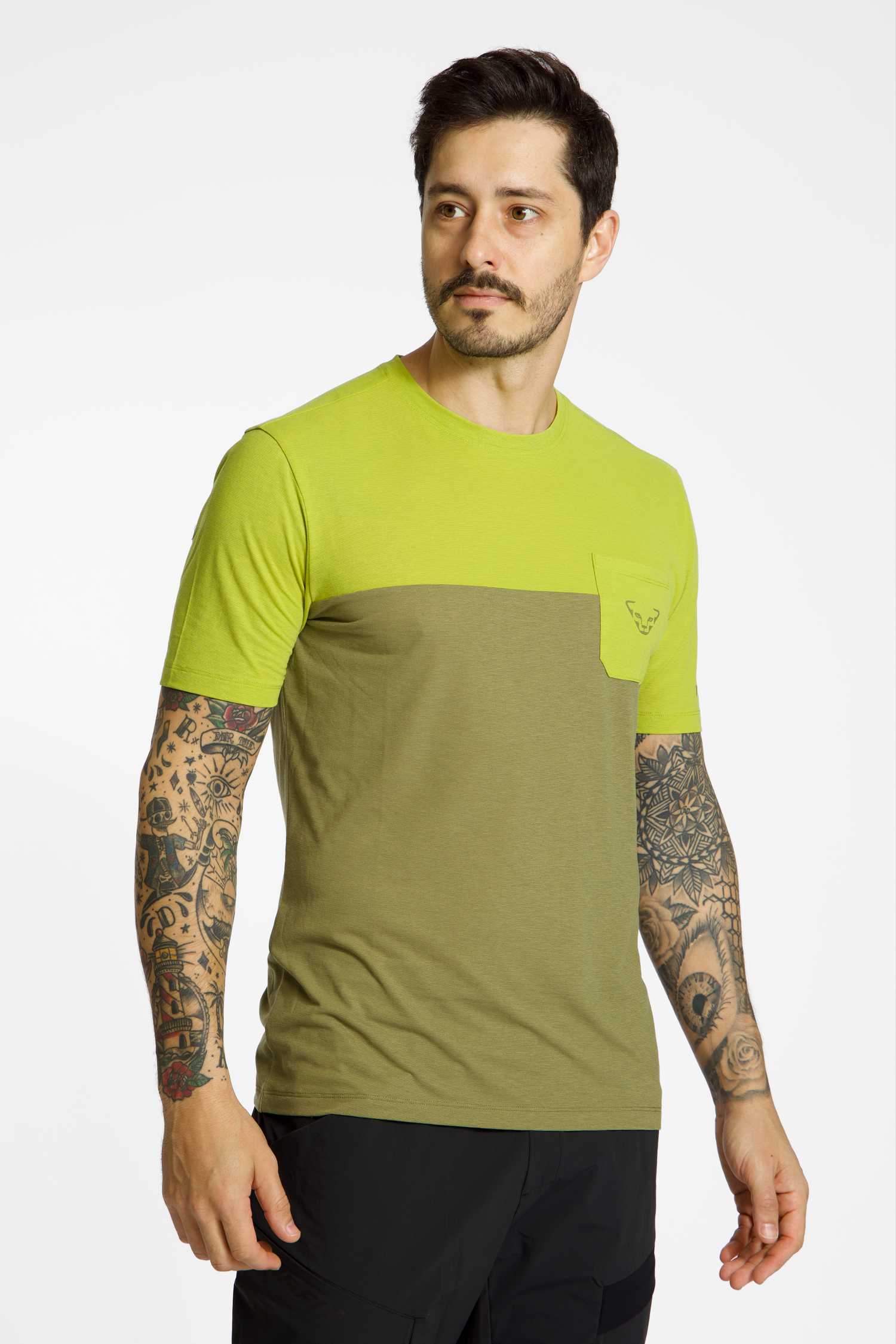 Dynafit Transalper Pocket Herren T-Shirt Grün, Herren, Größe: M