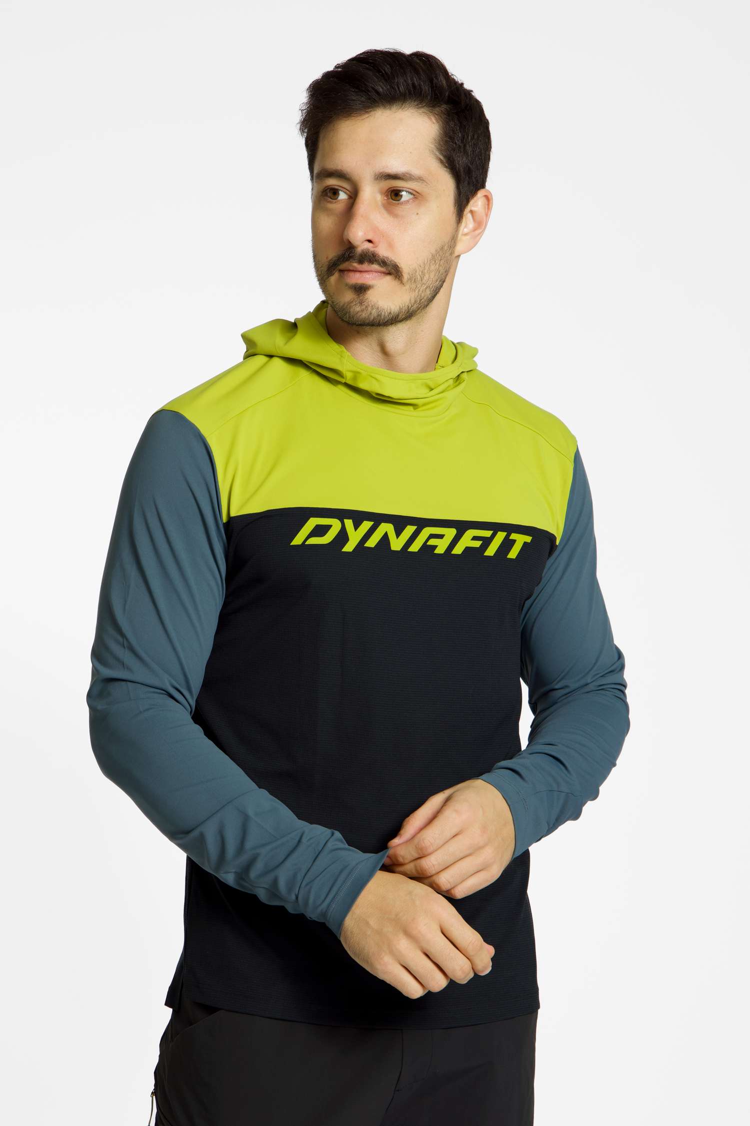 Image of Dynafit Traverse Sun Herren Hoodie Grün, Herren, Größe: L