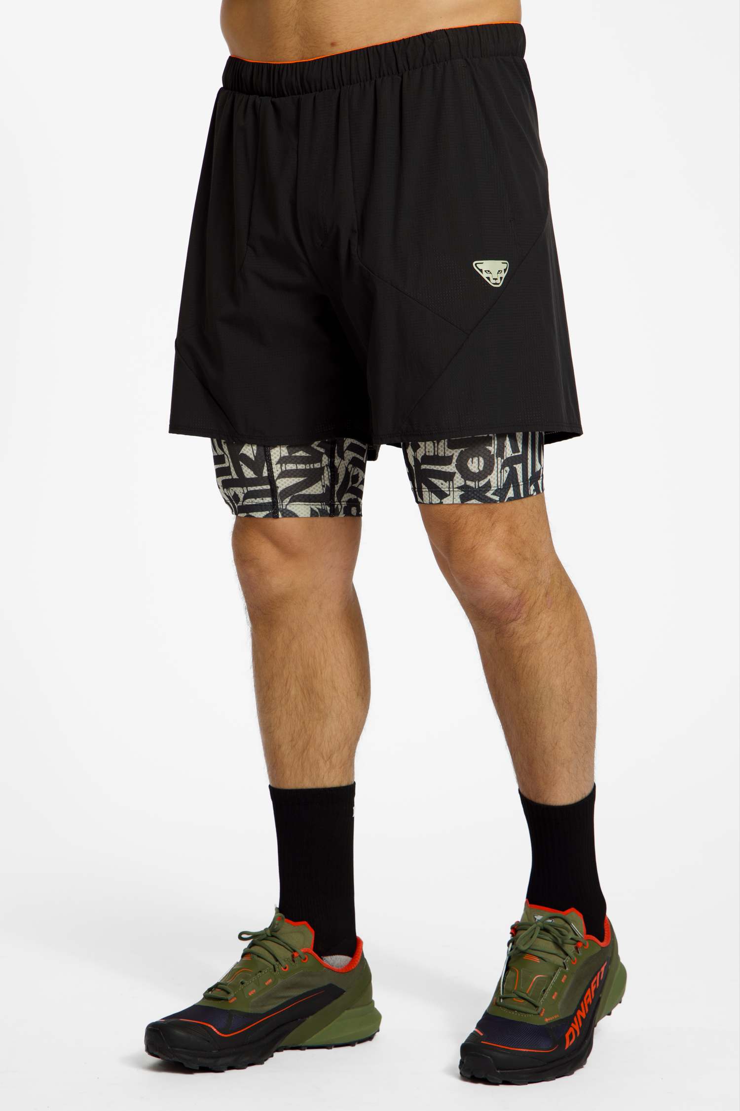 Dynafit Trail 2in1 Herren Wandershort Schwarz, Herren, Größe: L