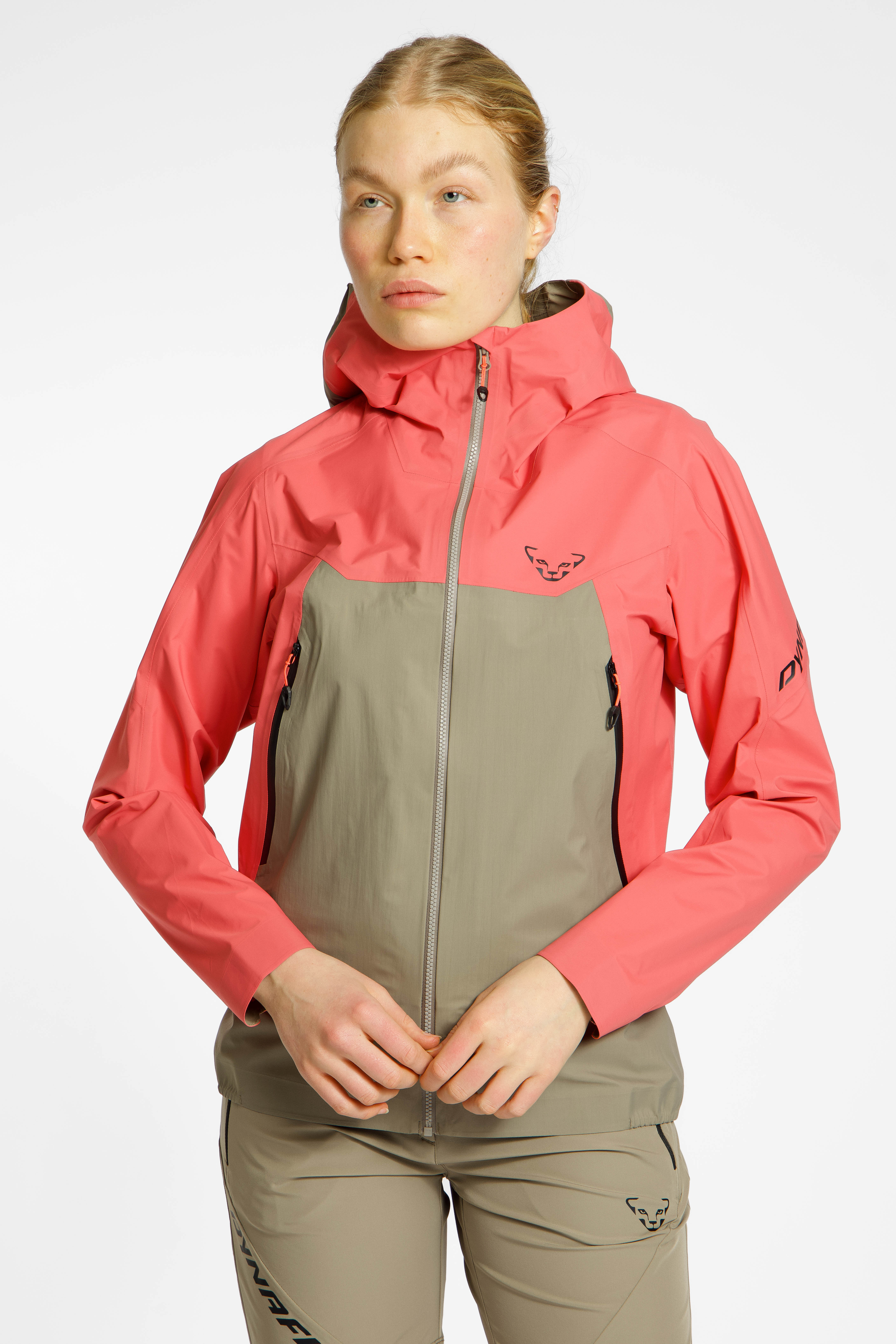 Dynafit Transalper 3L Damen Outdoorjacke Rosa, Damen, Größe: M