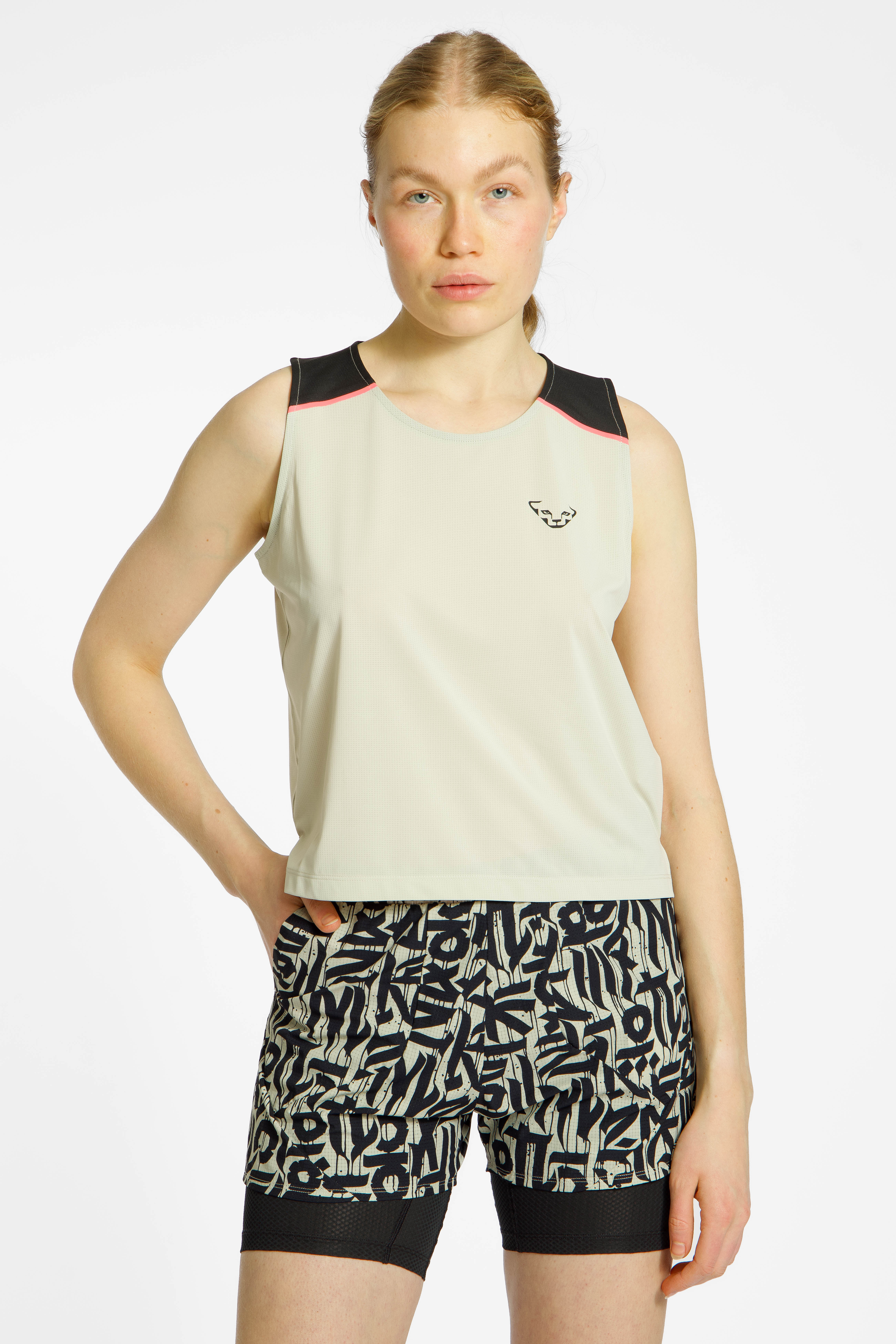 Dynafit Sky Crop Damen Top Weiss, Damen, Größe: S