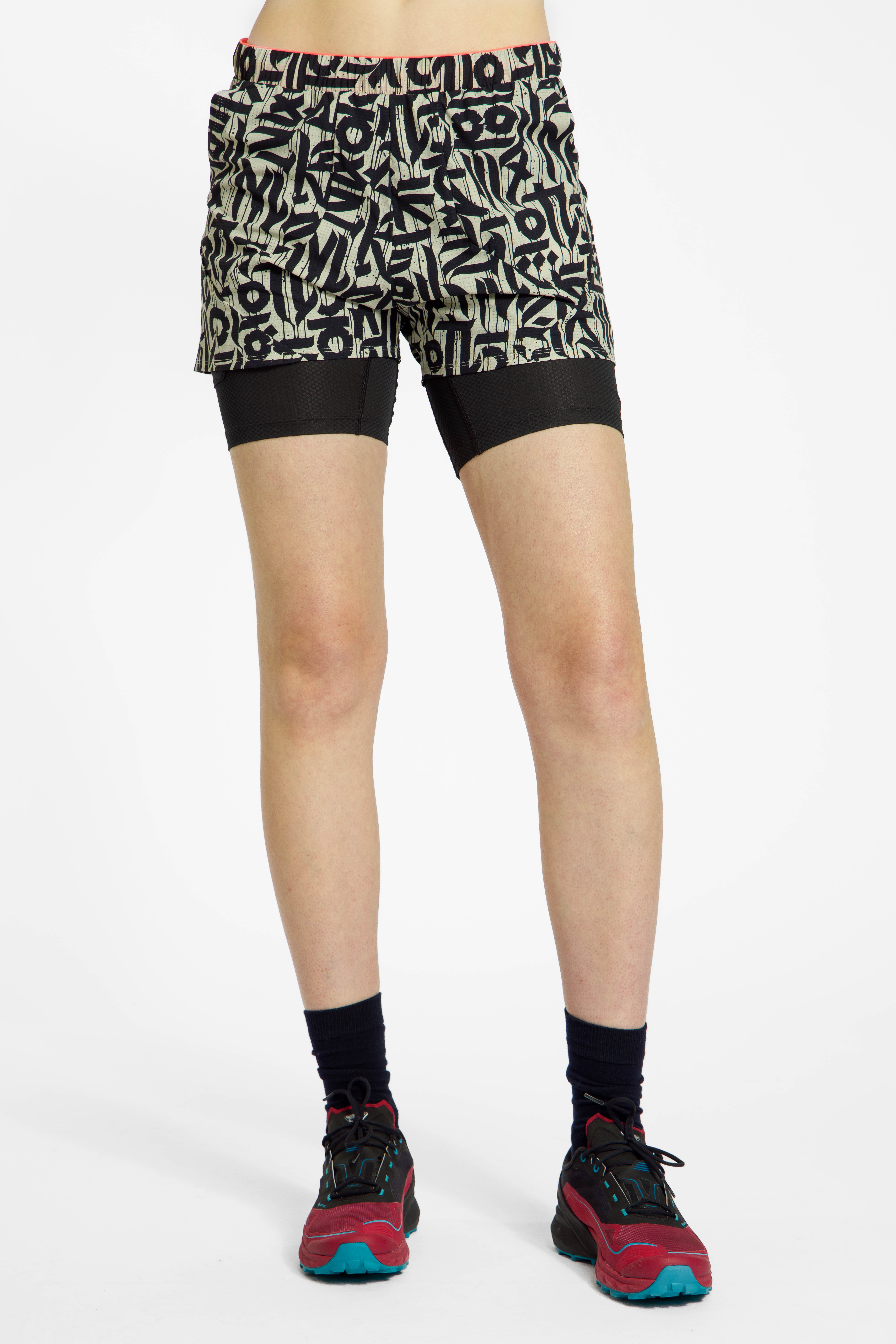 Dynafit Trail 2in1 Damen Wandershort Schwarz, Damen, Größe: S