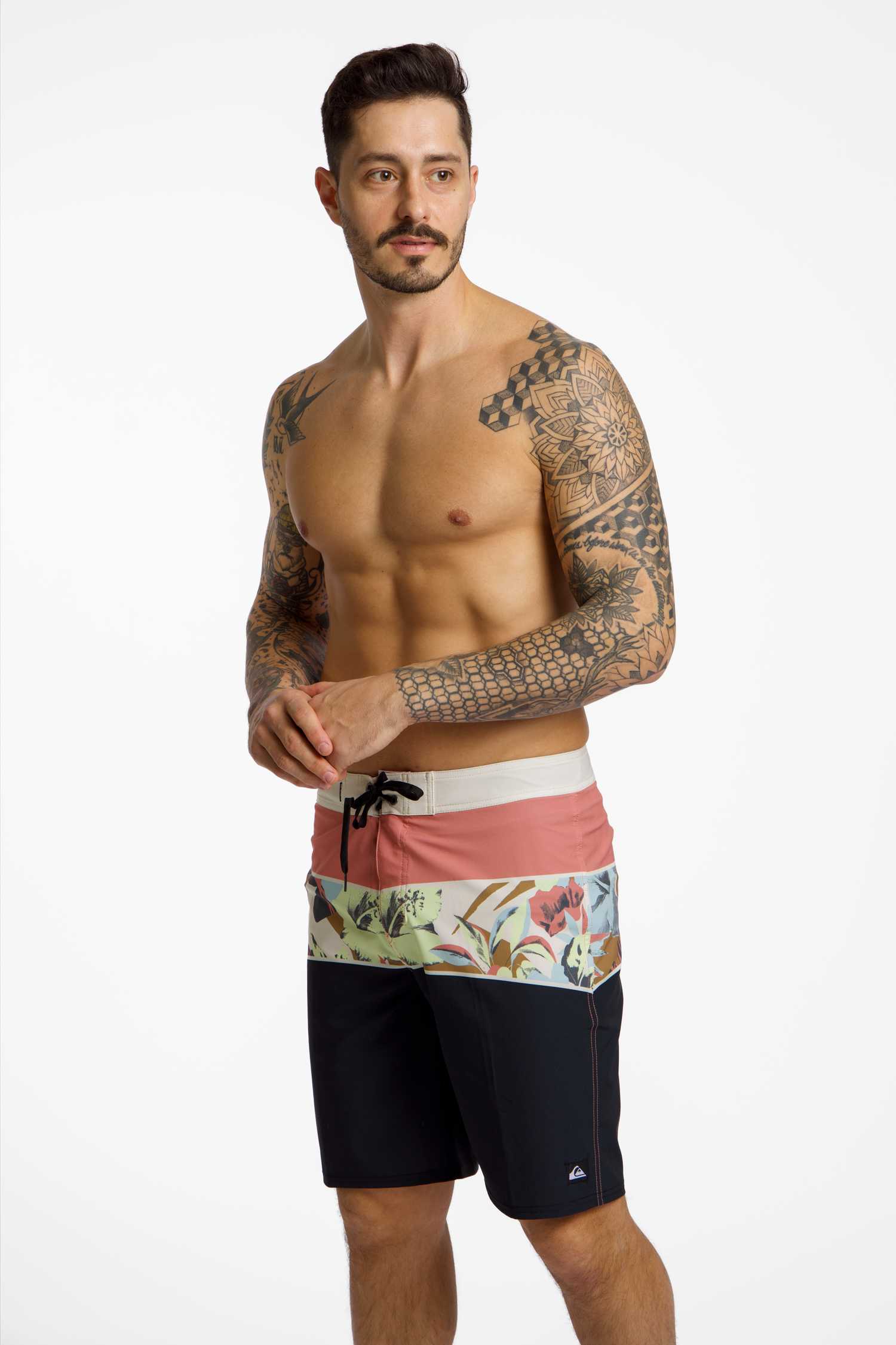 Image of Quiksilver Surfsilk Straight 20" Herren Badeshort Multicolor, Herren, Größe: 30