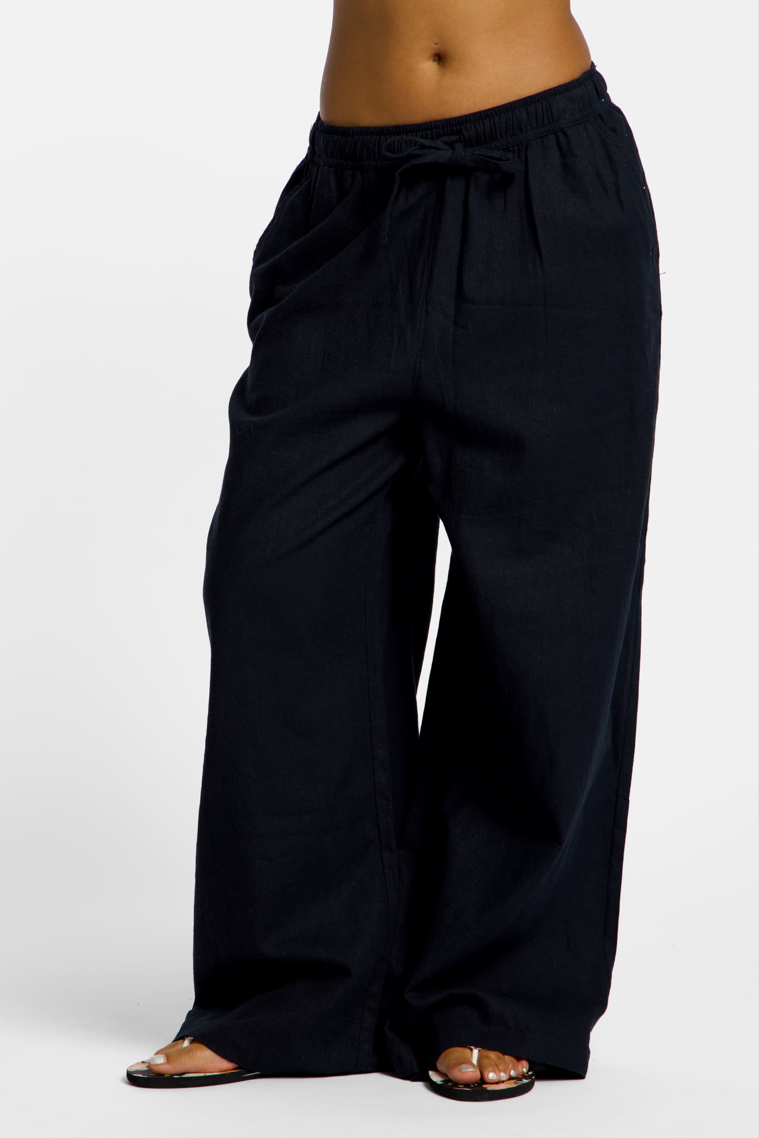 Roxy Lekeition Break Mid Damen Hose Schwarz, Damen, Größe: M