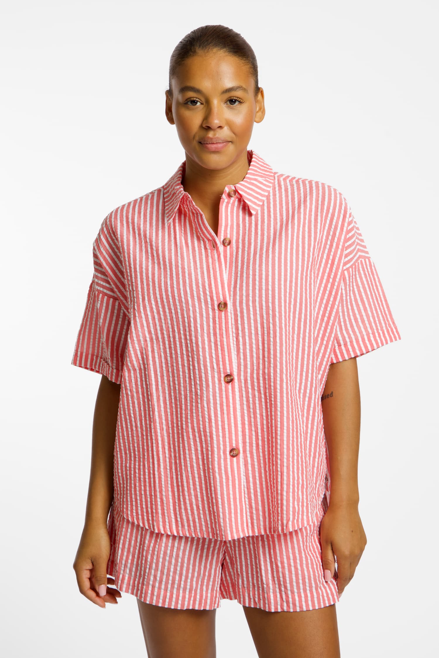 Roxy Beachy Nostalgia Damen Bluse Rot, Damen, Größe: S