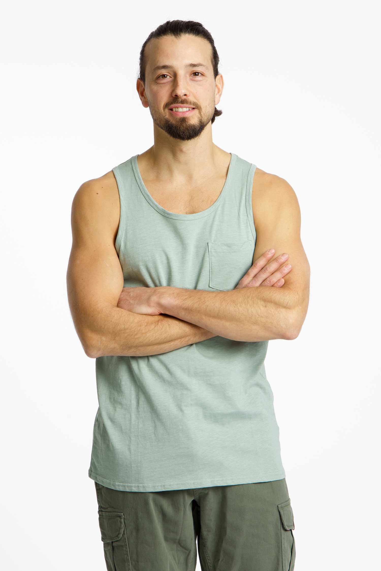 PROTEST PRTCamil Herren Tanktop Grün, Herren, Größe: S