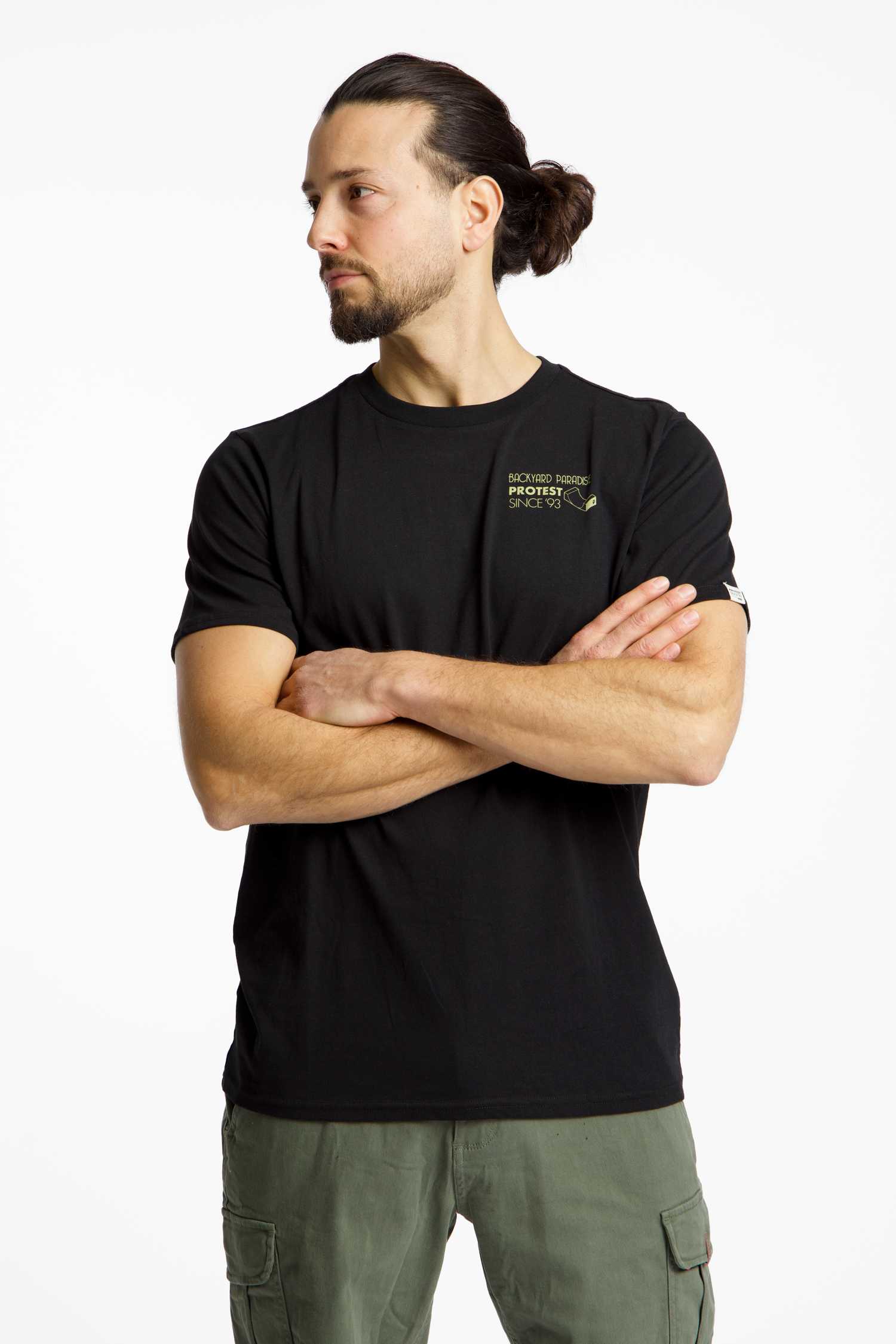 Image of PROTEST PRTHepple Herren T-Shirt Schwarz, Herren, Größe: L