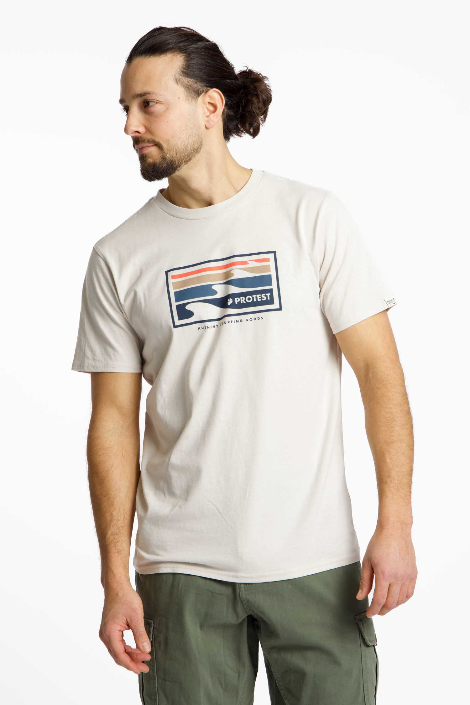 Image of PROTEST PRTHanwell Herren T-Shirt Weiss, Herren, Größe: L
