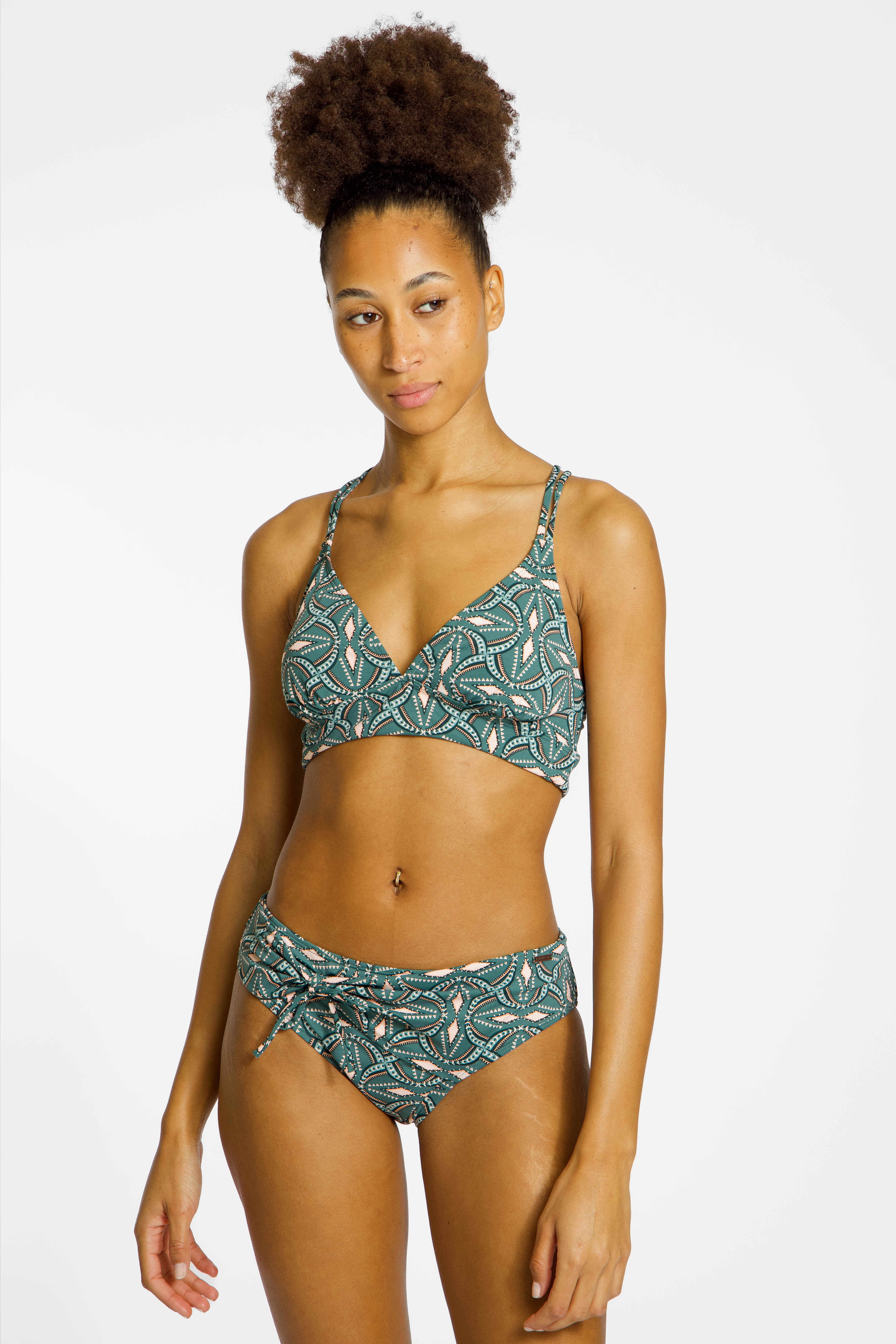 Image of PROTEST MIXRelax Damen Bikini Top Grün, Damen, Größe: 40