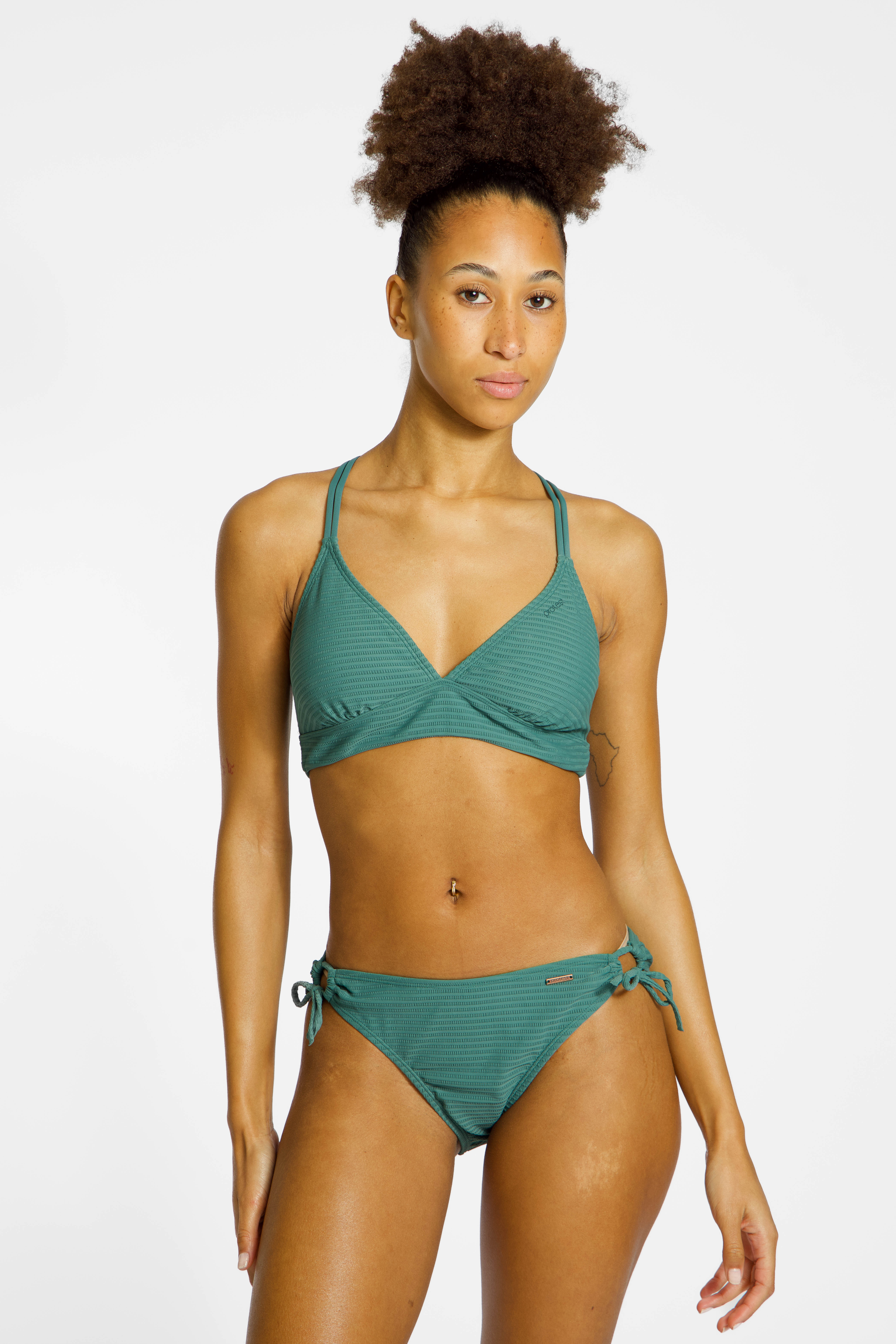 Image of PROTEST MM PATIO Triangle Damen Bikini Top Grün, Damen, Größe: 38