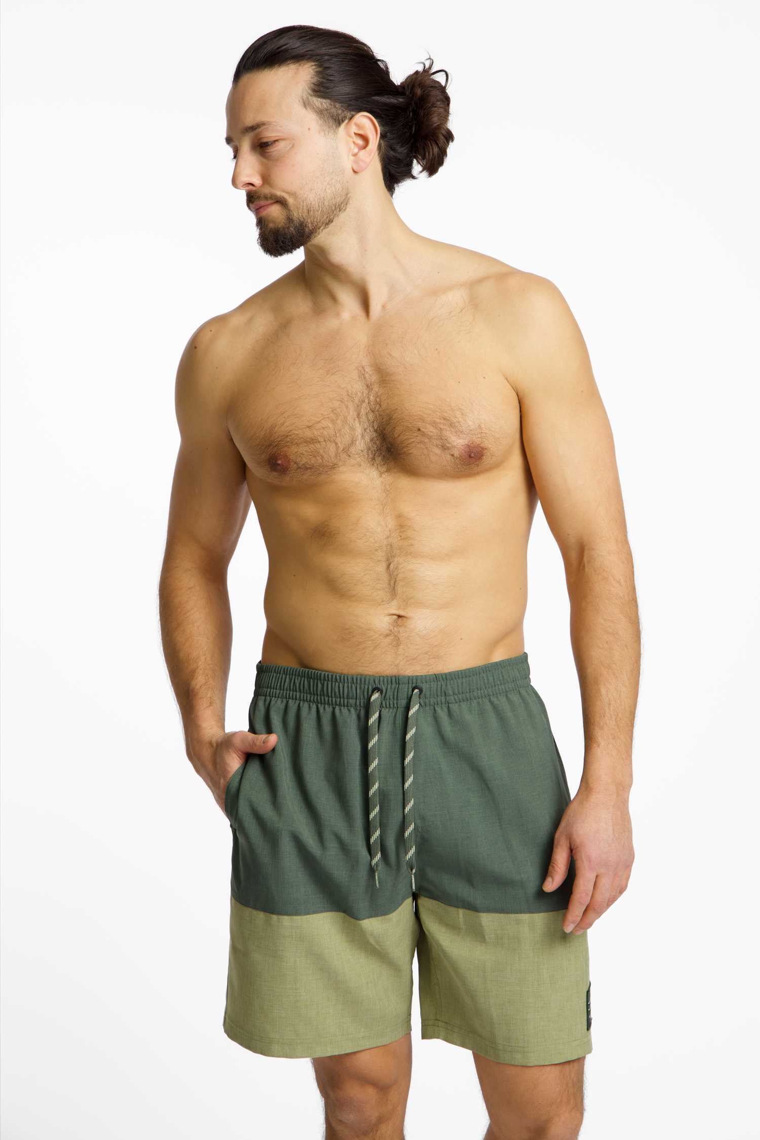 PROTEST PRTCabus Herren Badeshort Grün, Herren, Größe: XXL