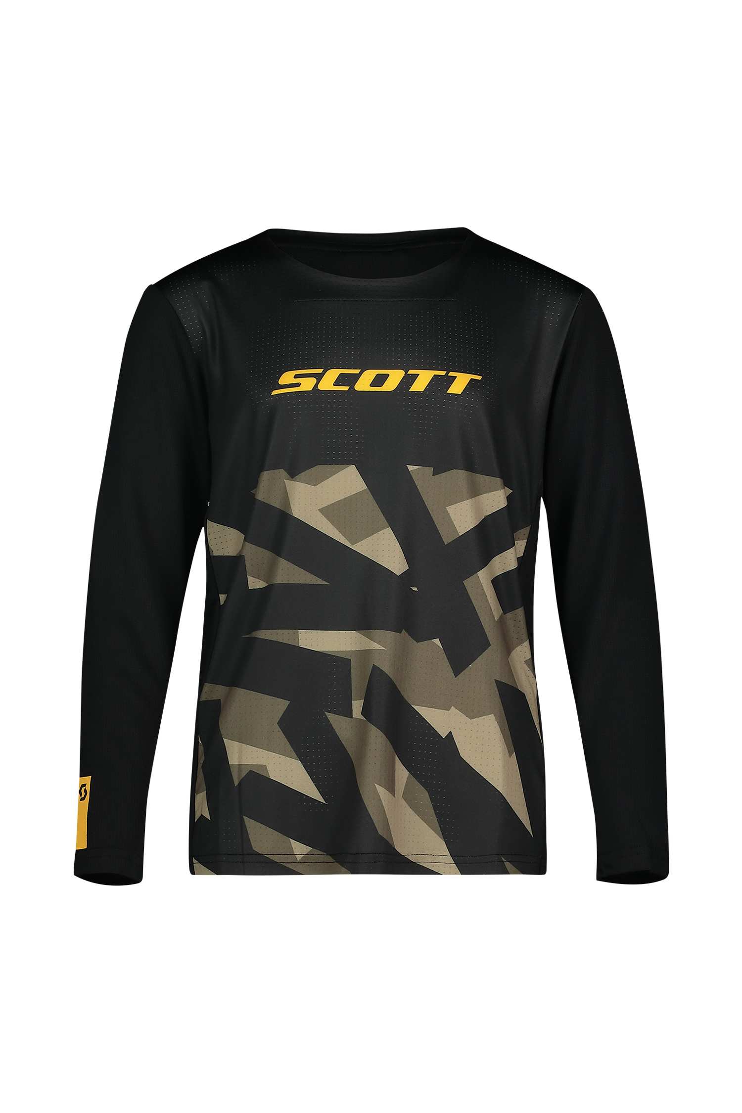 Image of SCOTT Vertic Delta LS Kinder Biketrikot Schwarz, , Größe: 152
