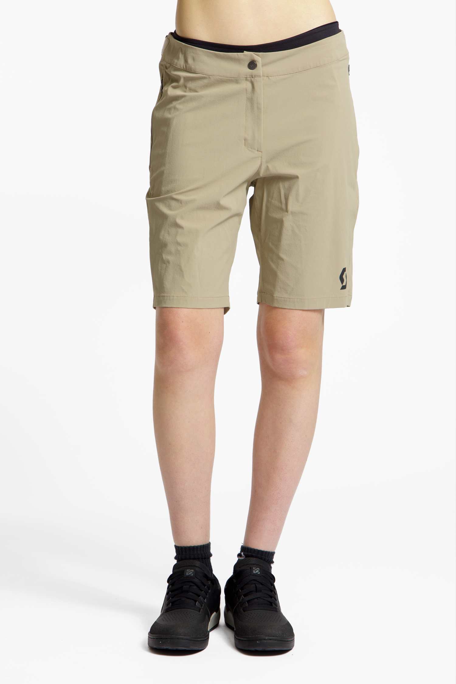 SCOTT Vertic LT + Damen Bikeshort Beige, Damen, Größe: XS
