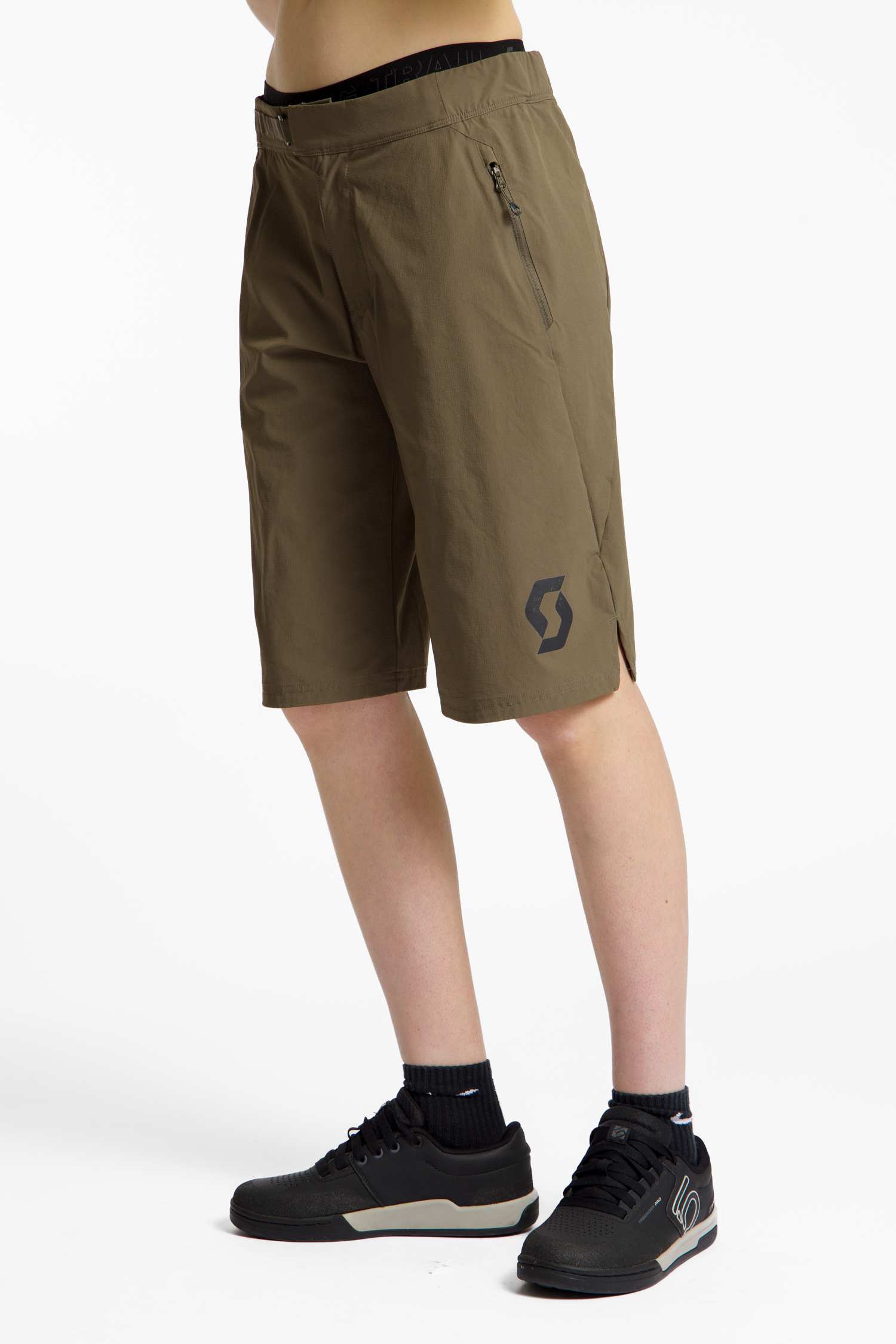 SCOTT Trail Vertic + Damen Bikeshort Braun, Damen, Größe: M