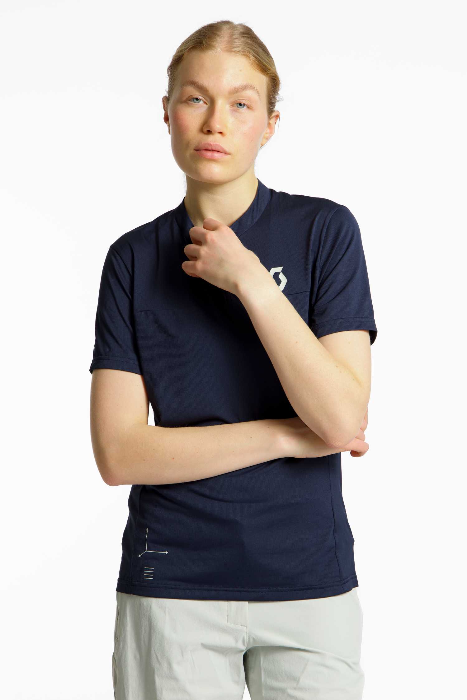 SCOTT Vertic Zip Damen Biketrikot Blau, Damen, Größe: S