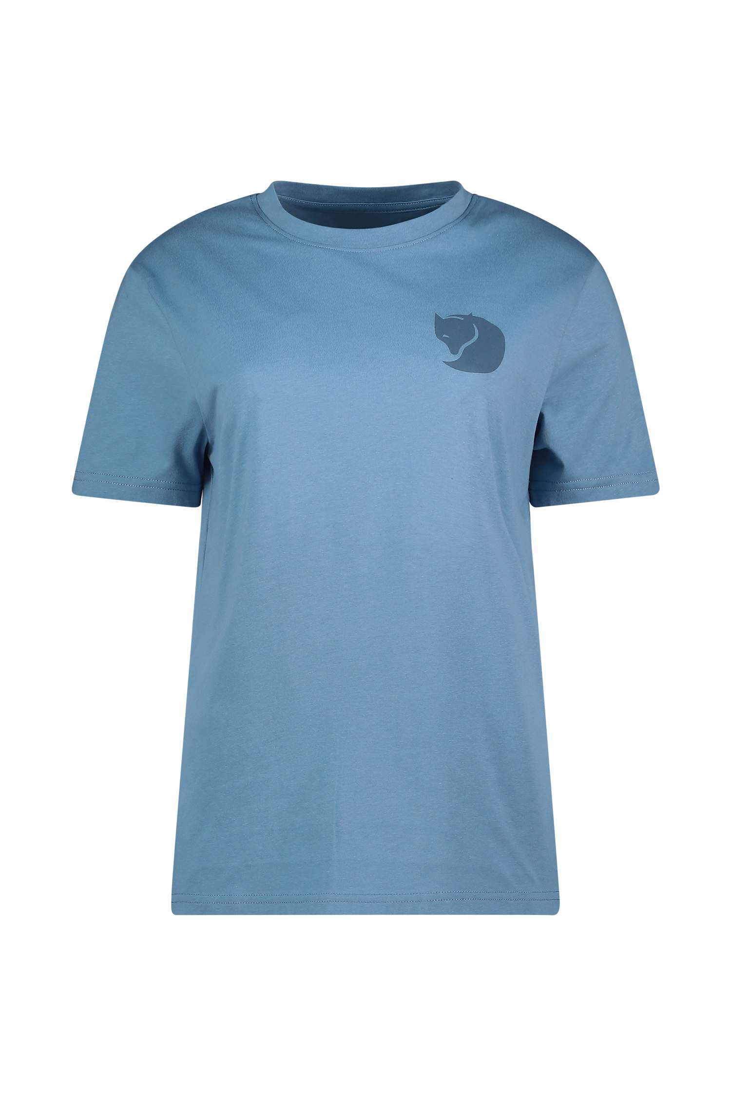 Image of Fjällräven Fox Boxy Logo Damen T-Shirt Blau, Damen, Größe: M