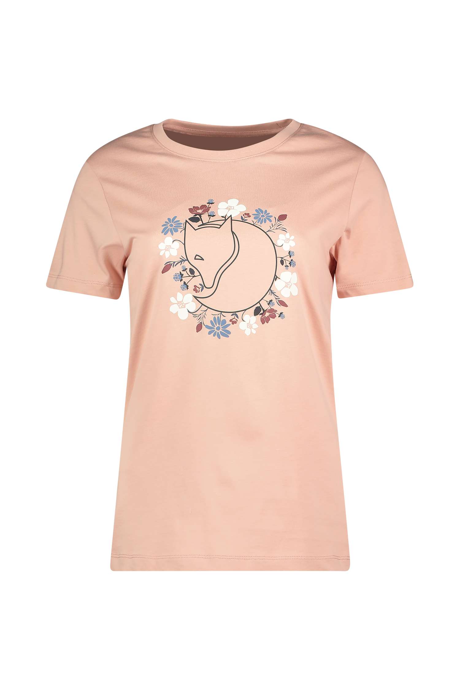 Fjällräven Fjällblomster Fox Damen T-Shirt Rosa, Damen, Größe: M