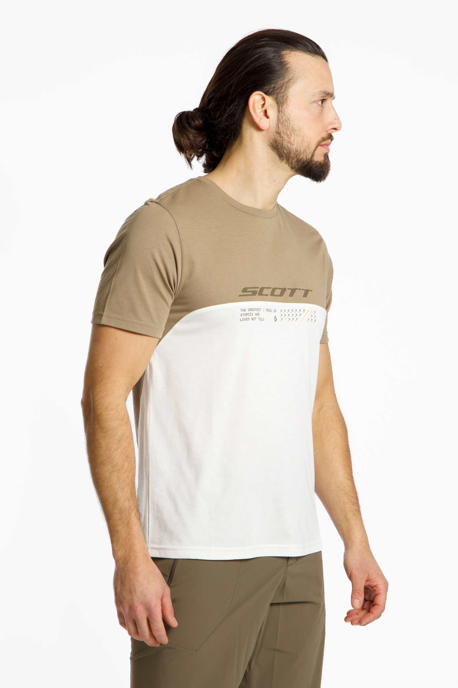 SCOTT Vertic DRI Herren Biketrikot Beige, Herren, Größe: L
