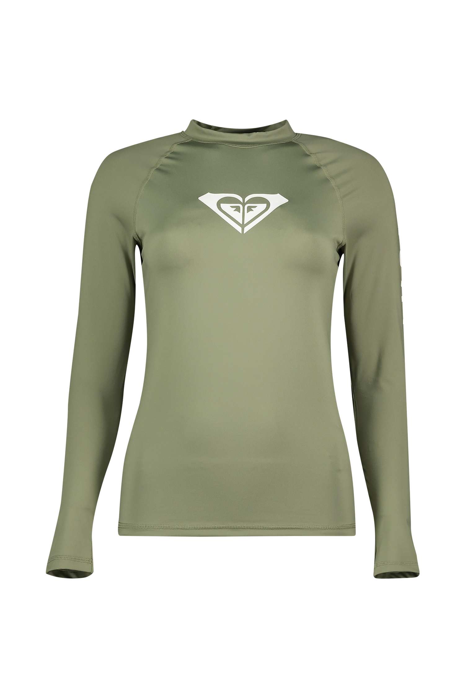 Image of Roxy Whole Hearted 50+ Damen Lycra Shirt Grün, Damen, Größe: L