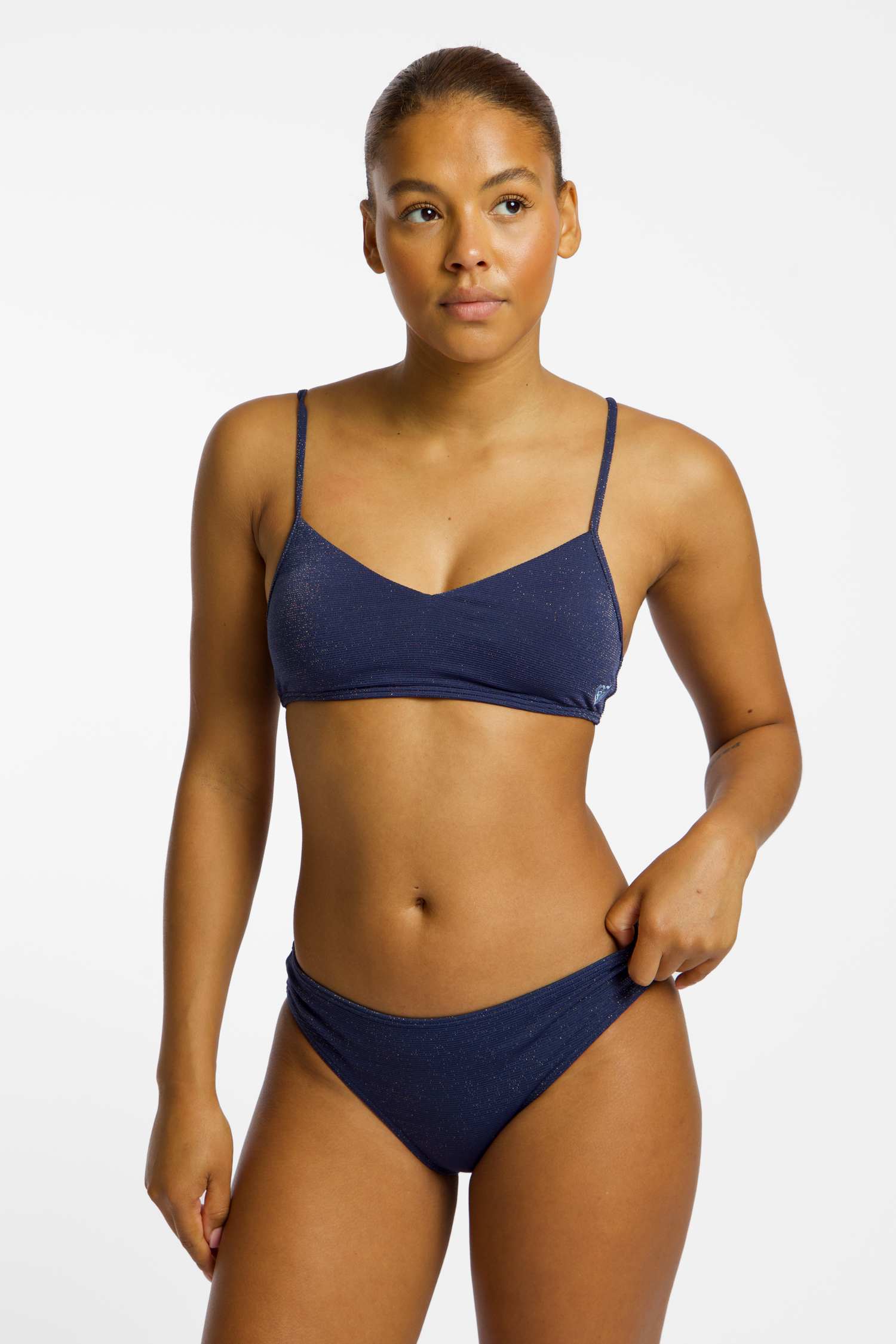 Roxy Roxy Shine Bralette A-C Cup Damen Bikini Blau, Damen, Größe: L