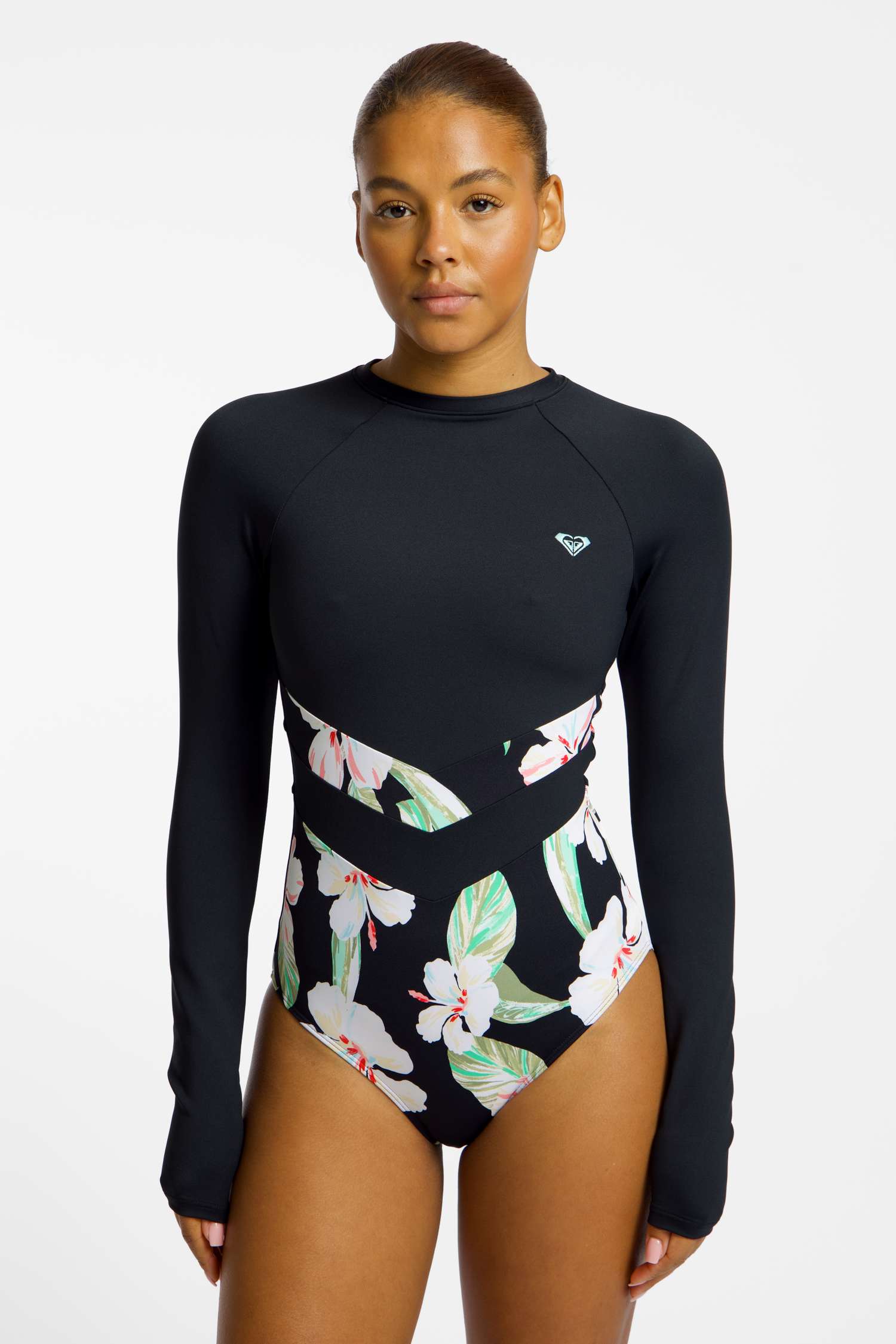 Roxy The Rider Damen Badeanzug Schwarz, Damen, Größe: XL