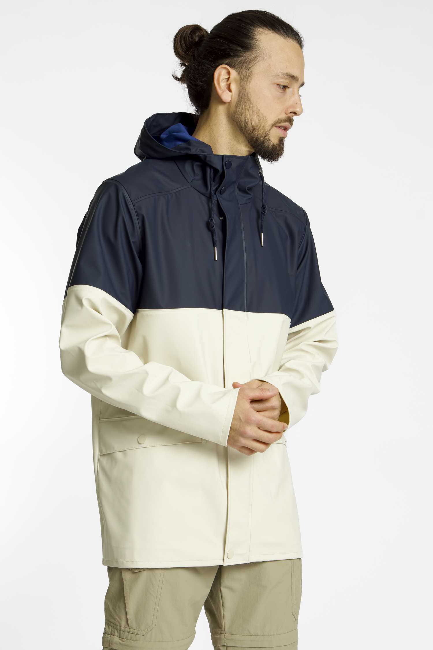 Image of Helly Hansen Moss Block Herren Regenmantel Weiss, Herren, Größe: L