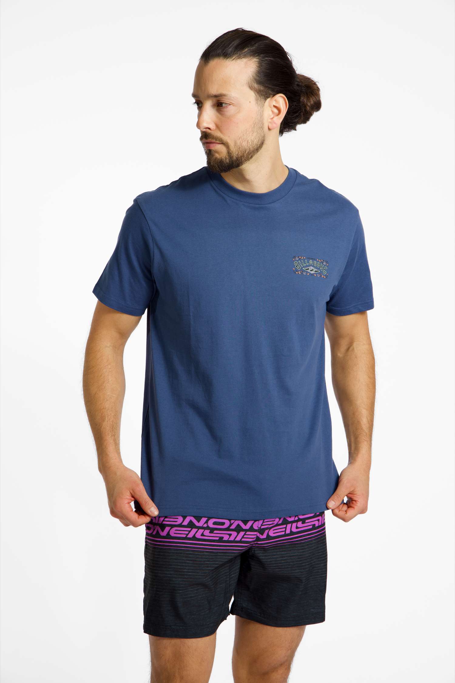 Image of Billabong Heritage Arch Premium Herren T-Shirt Blau, Herren, Größe: M