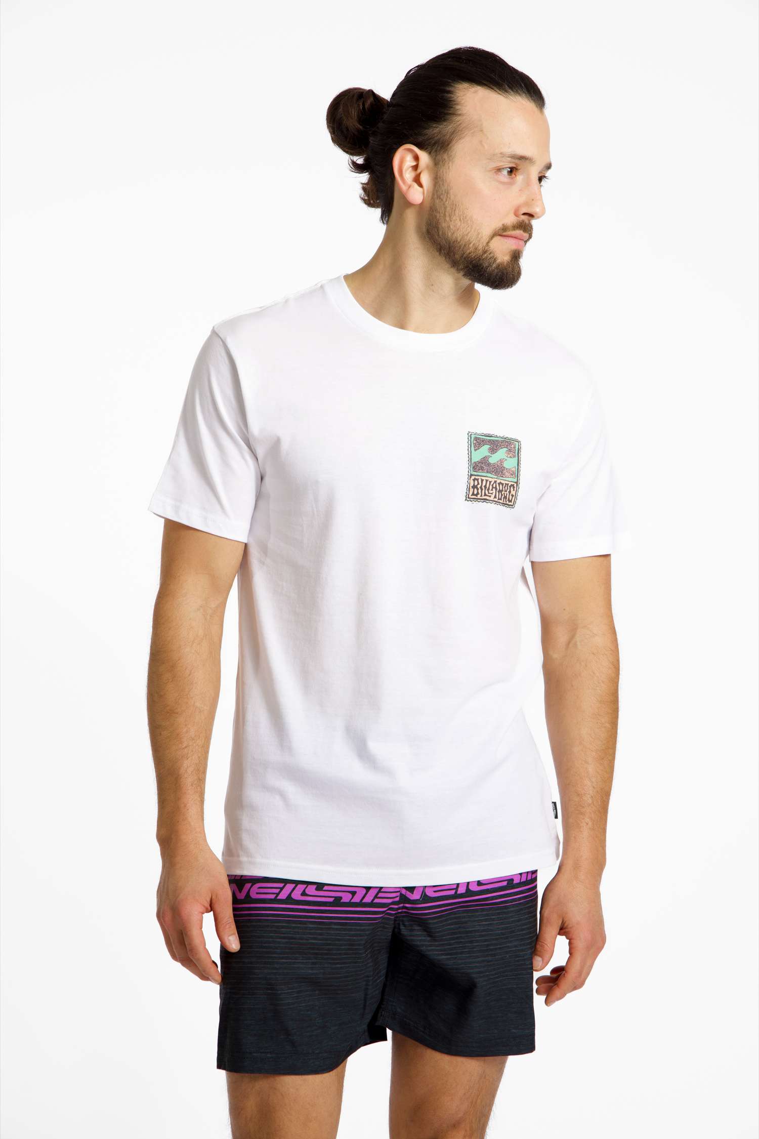 Image of Billabong Stamp Herren T-Shirt Weiss, Herren, Größe: L