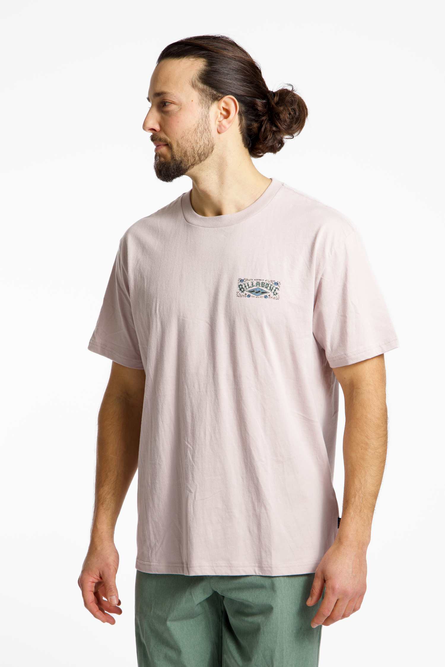 Image of Billabong Heritage Arch Premium Herren T-Shirt Lila, Herren, Größe: L