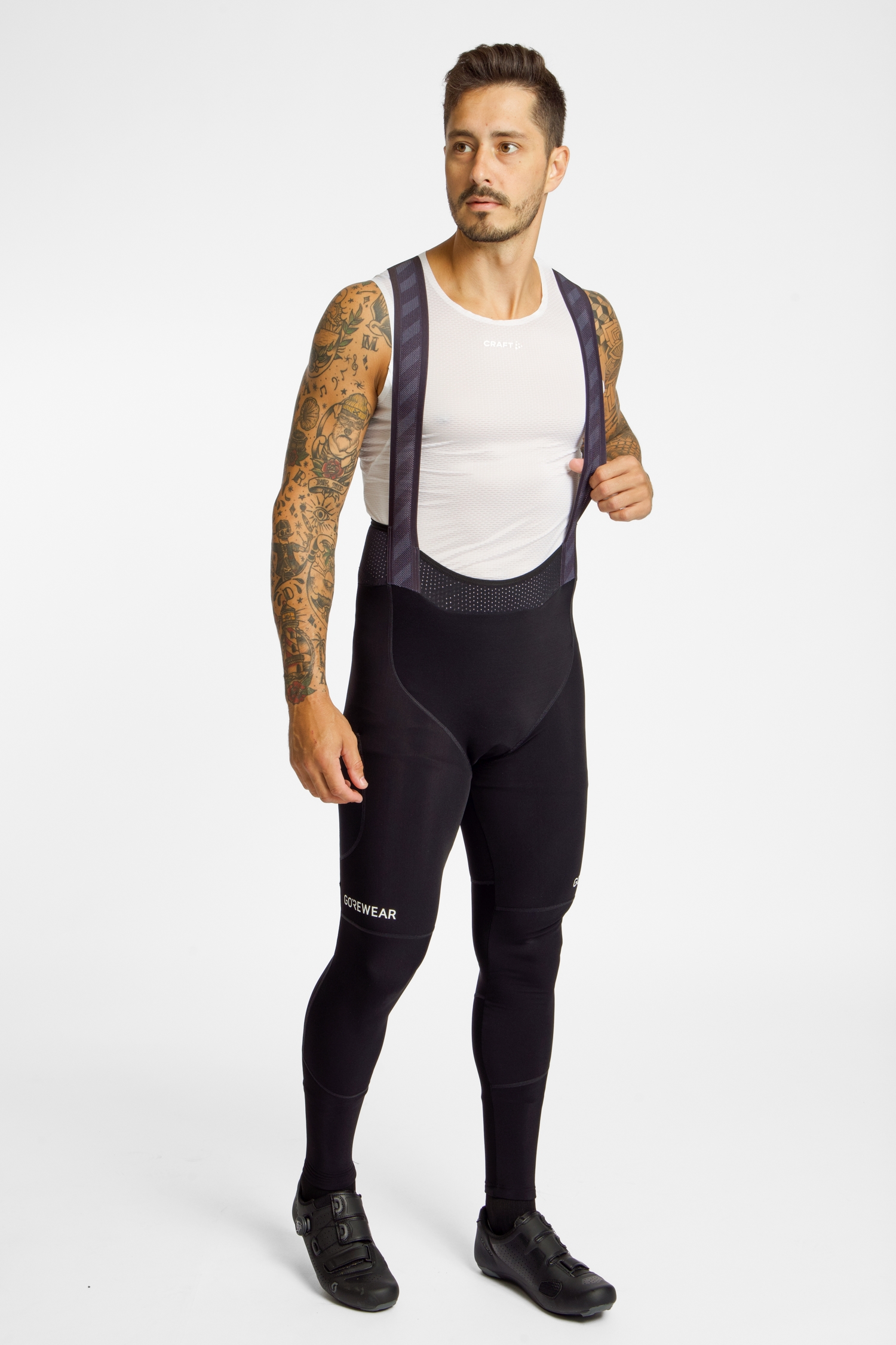 Image of GORE BIKE WEAR SPINSHIFT Thermo+ Herren Bib Tight Schwarz, Herren, Größe: L