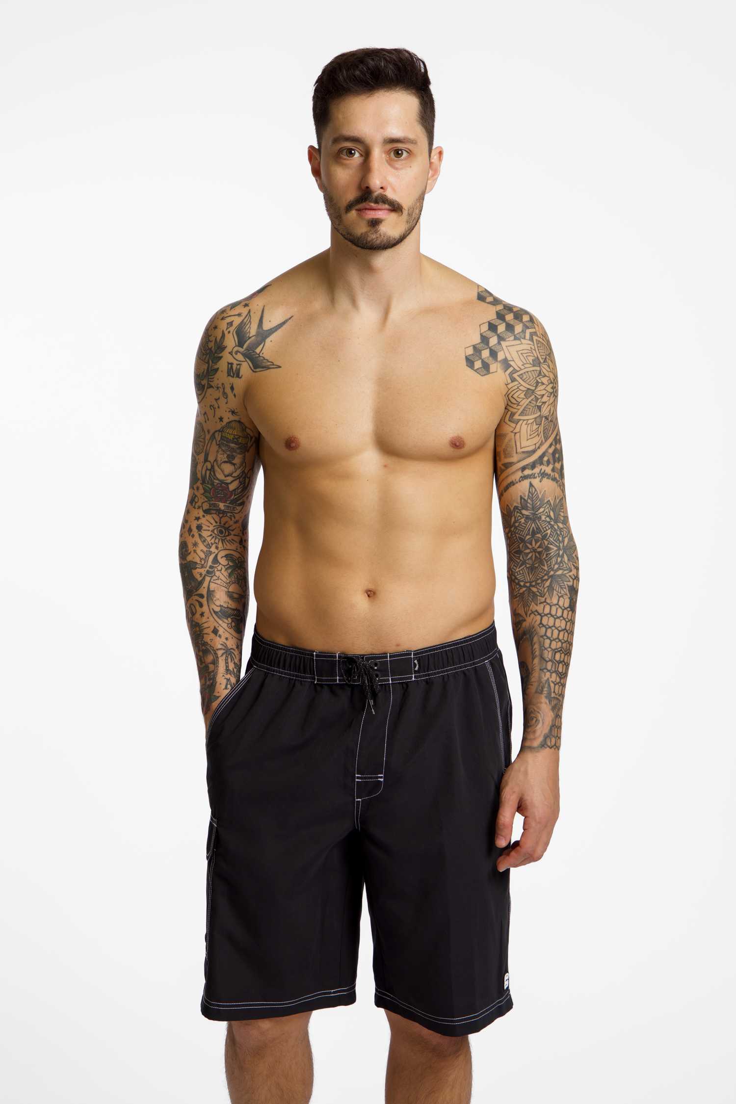 Image of Billabong Throw On Herren Badeshort Schwarz, Herren, Größe: L