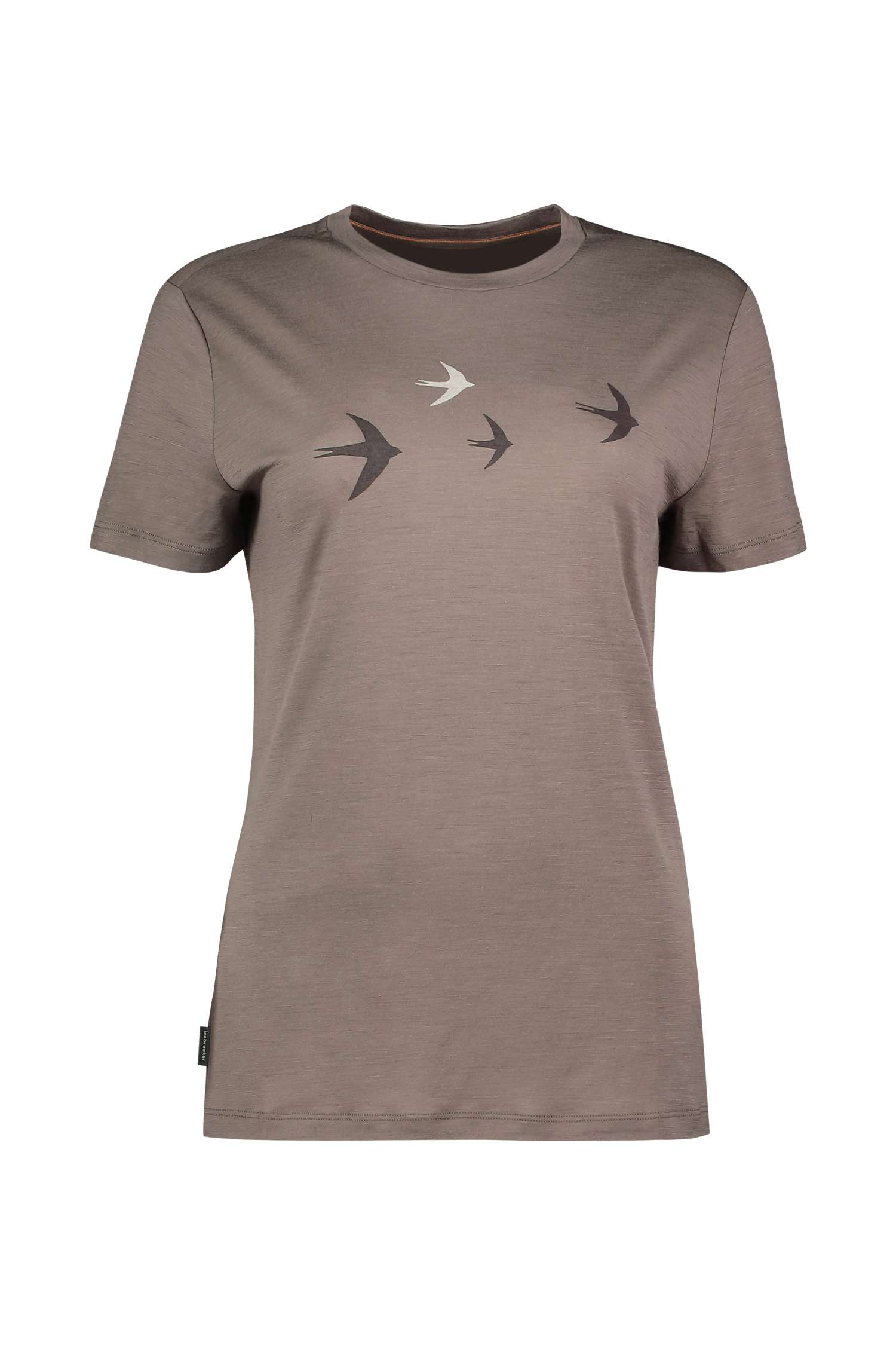 Image of icebreaker Merino 150 Tech Lite Bird Transit Damen T-Shirt Braun, Damen, Größe: L