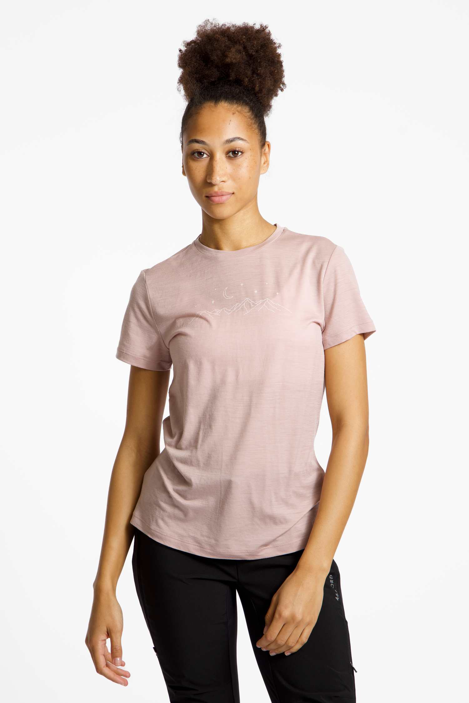 Image of icebreaker Merino 150 Tech Lite Sparkling Stars Damen T-Shirt Pink, Damen, Größe: L