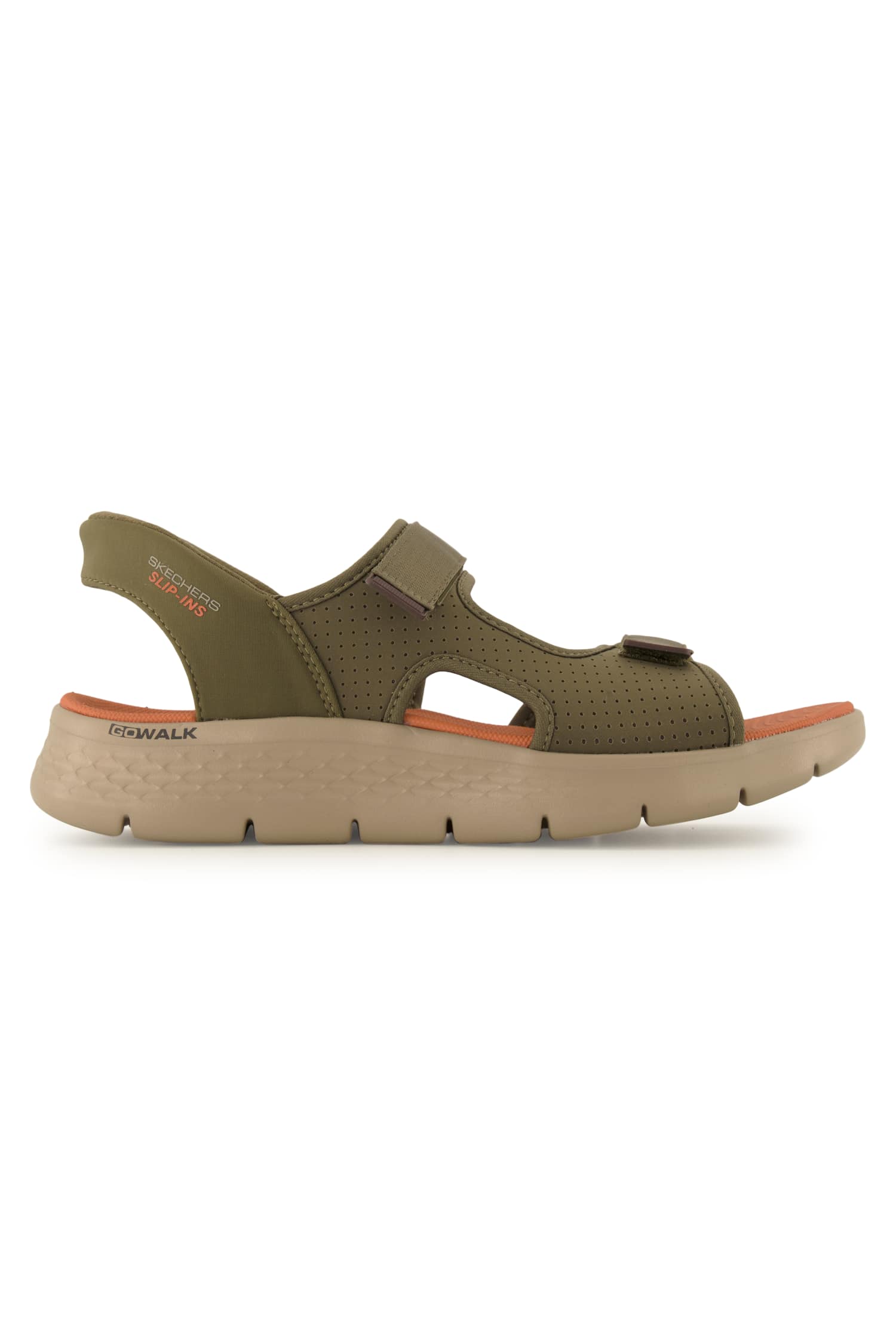 Image of Skechers Slip-ins: Go Walk Flex SD - Easy Entry Damen Sandale Grün, Damen, Größe: 40