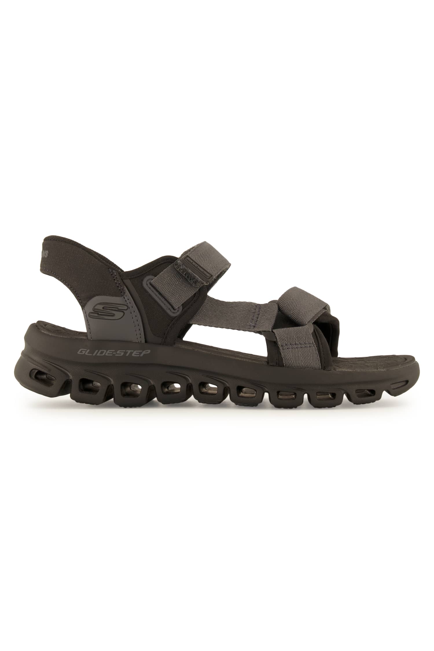 Image of Skechers Slip-ins: Glide Step Triangle Hardware Herren Sandale Schwarz, Herren, Größe: 40