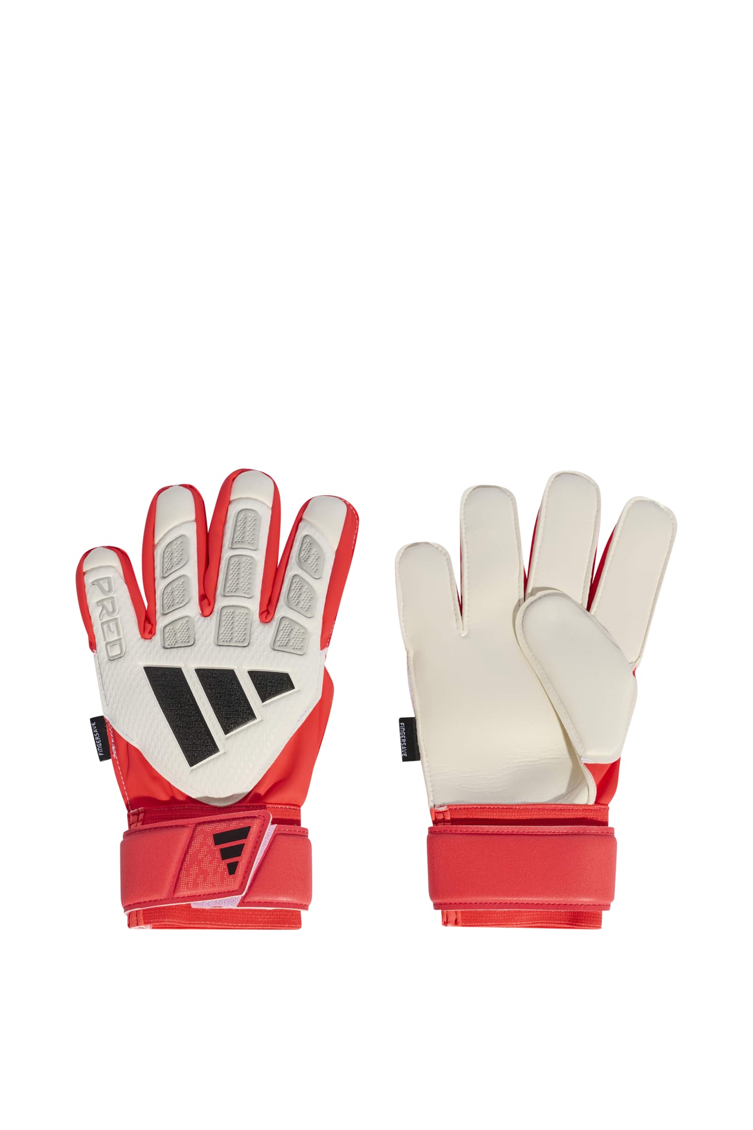 Image of adidas Predator Global Match Fingersave Kinder Torwarthandschuh Rot, , Größe: 4