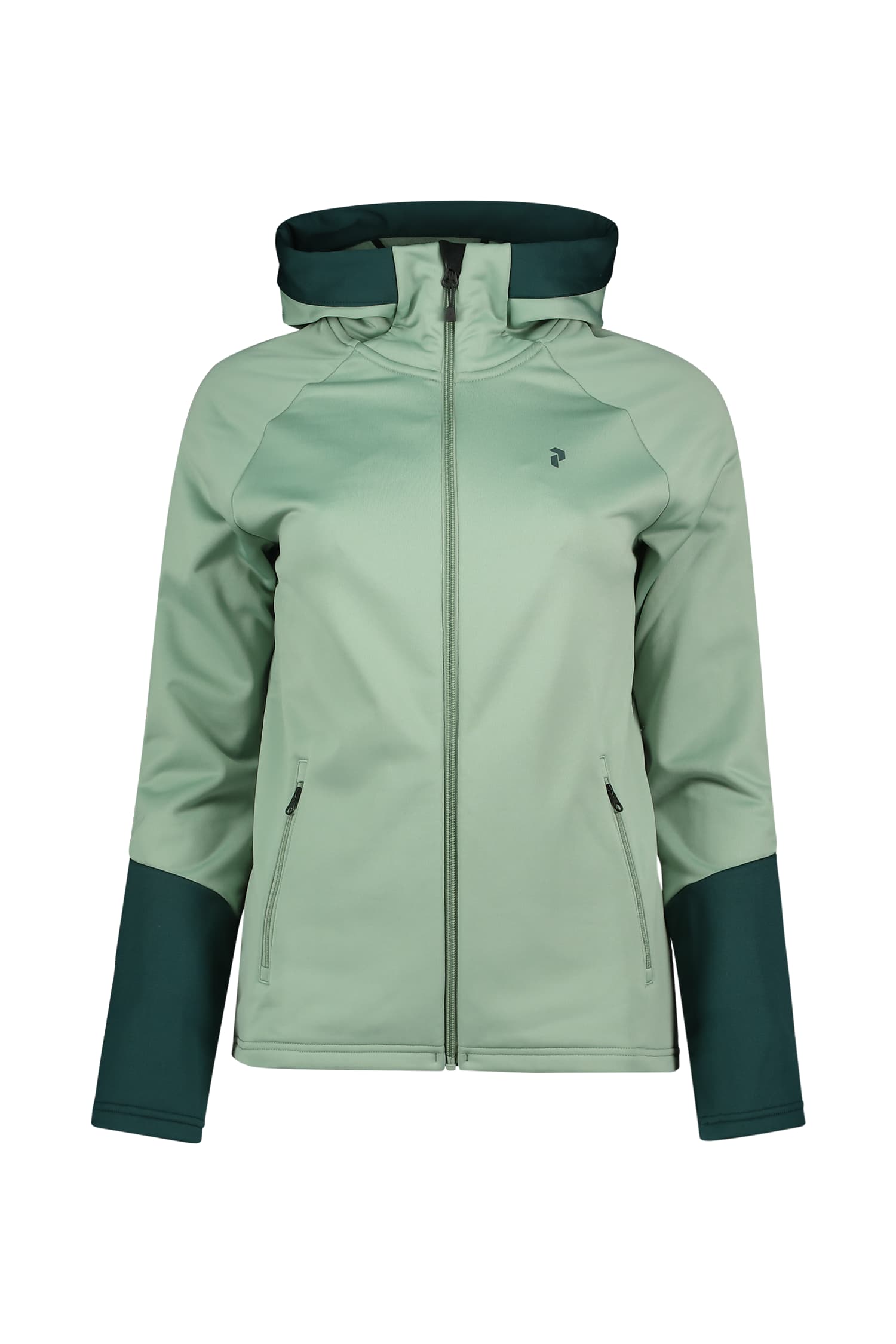 PEAK PERFORMANCE Rider Essentials Zip Hood Damen Midlayer Grün, Damen, Größe: L