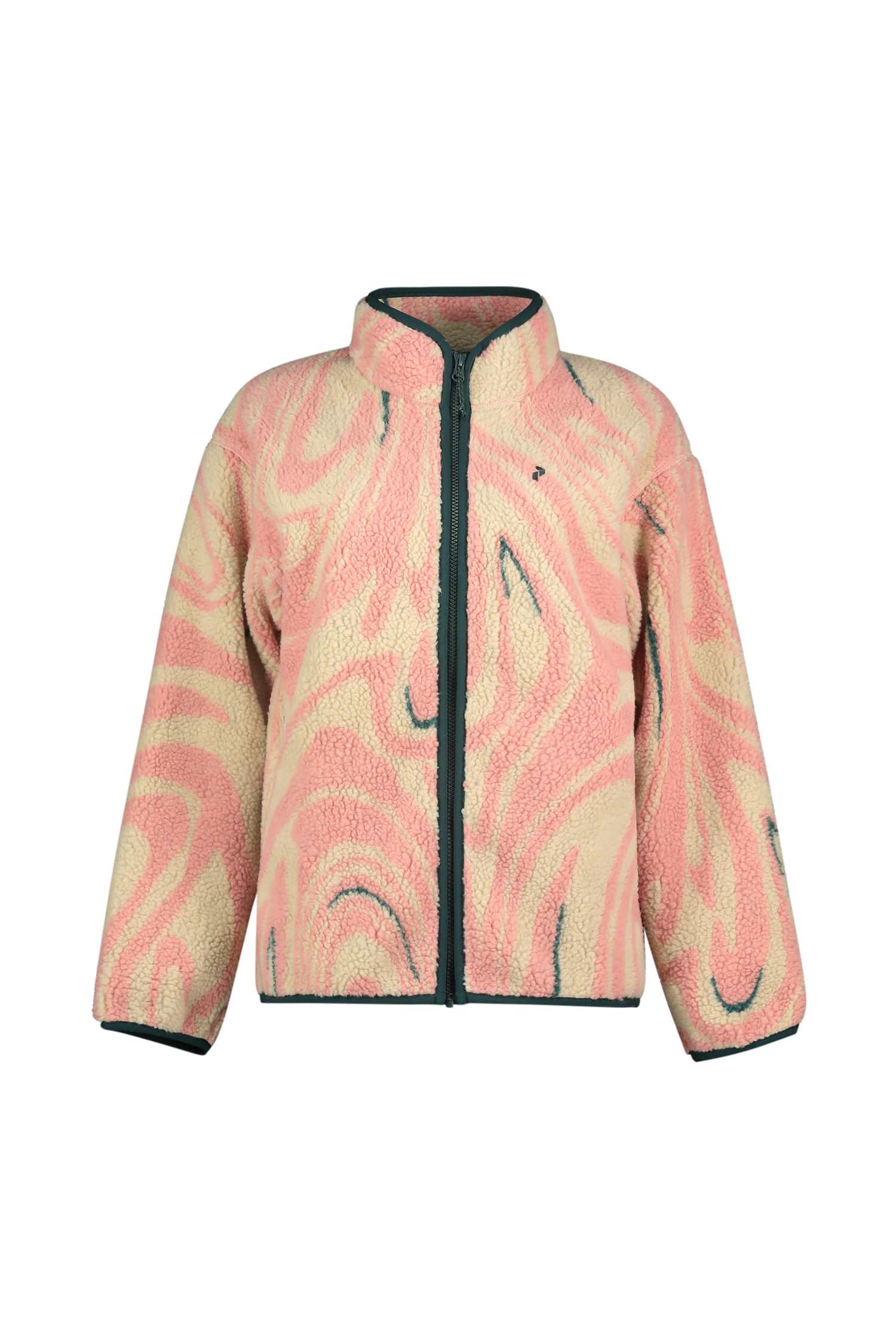PEAK PERFORMANCE Graphic Pile Damen Midlayer Rosa, Damen, Größe: M