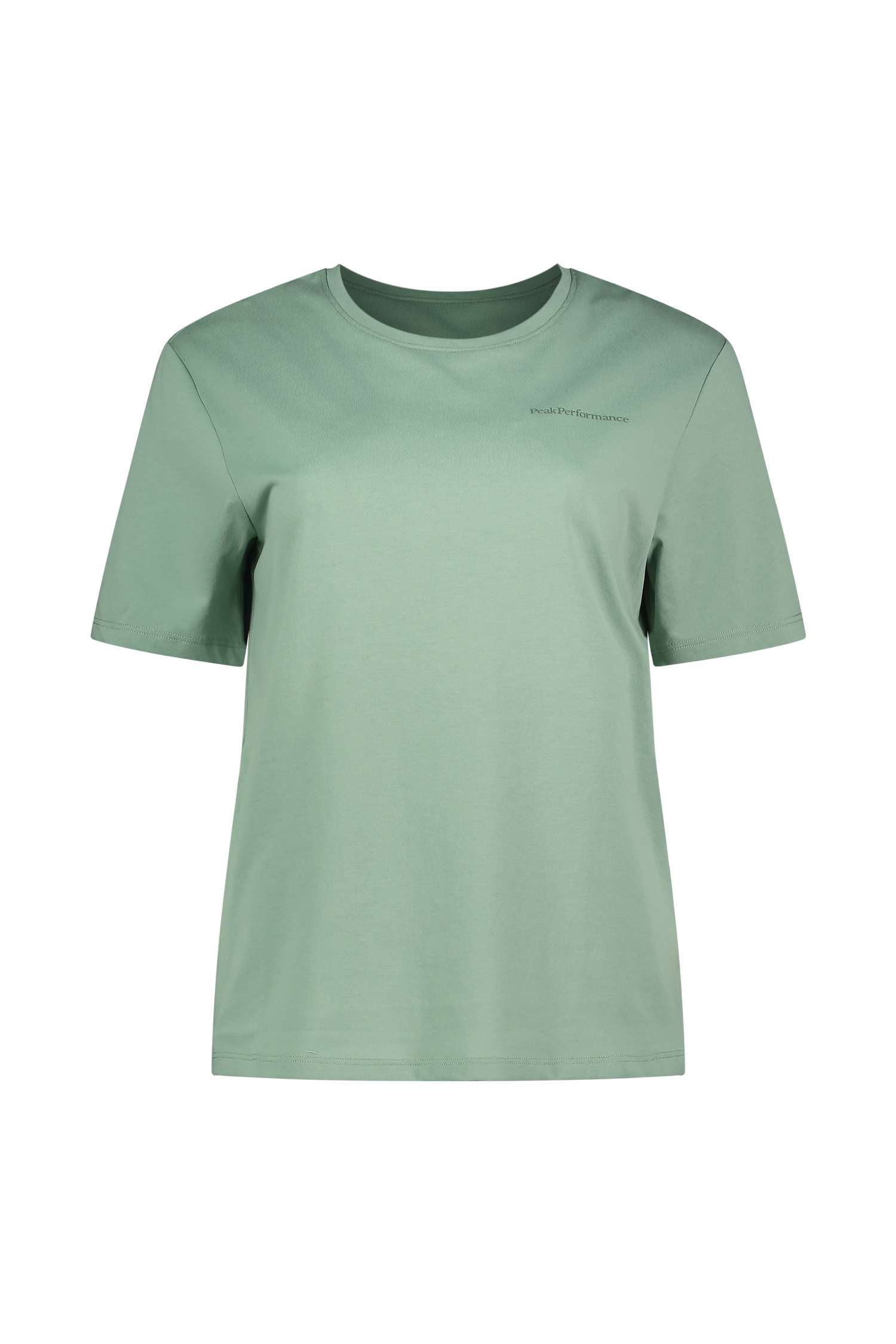 PEAK PERFORMANCE Explore Logo Damen T-Shirt Grün, Damen, Größe: M