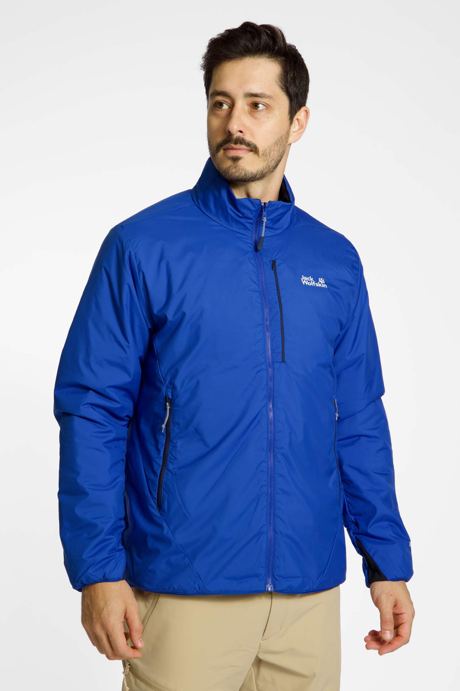 Jack Wolfskin Trail Light 2in1 Reversible Herren Outdoorjacke Blau, Herren, Größe: L