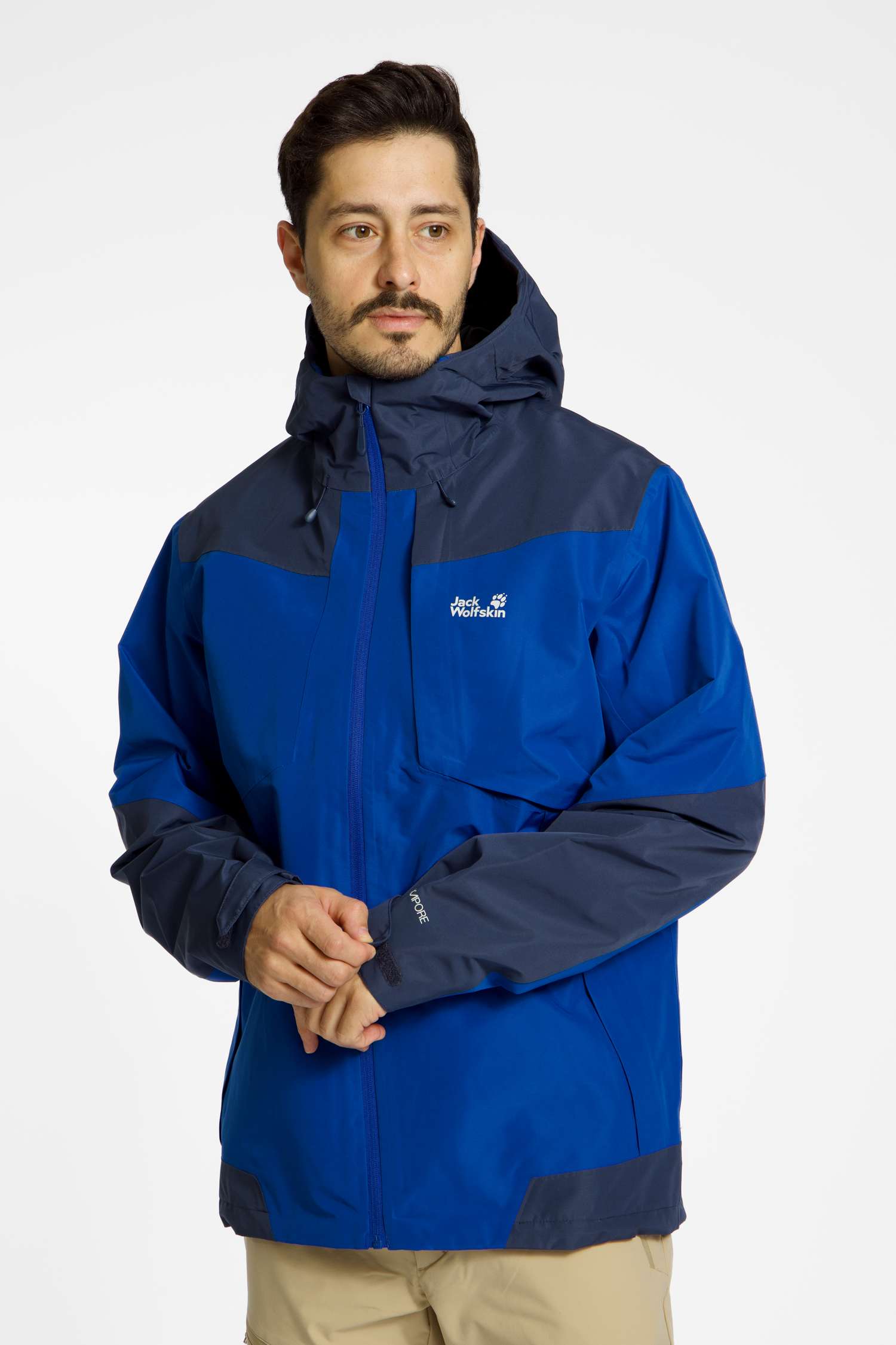 Jack Wolfskin Flextrail 2L Herren Outdoorjacke Blau, Herren, Größe: L