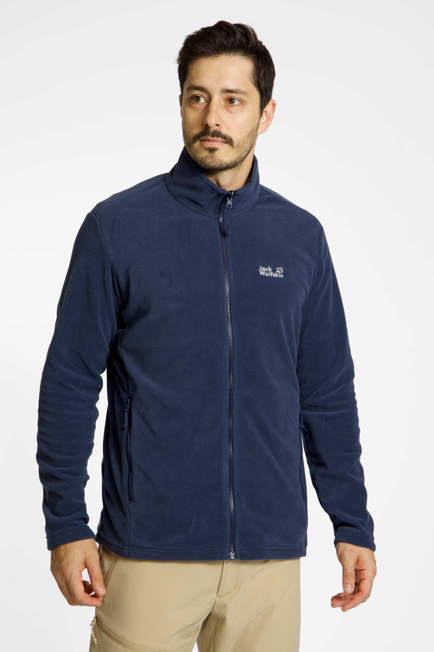 Jack Wolfskin Taunus 100 Herren Midlayer Blau, Herren, Größe: L