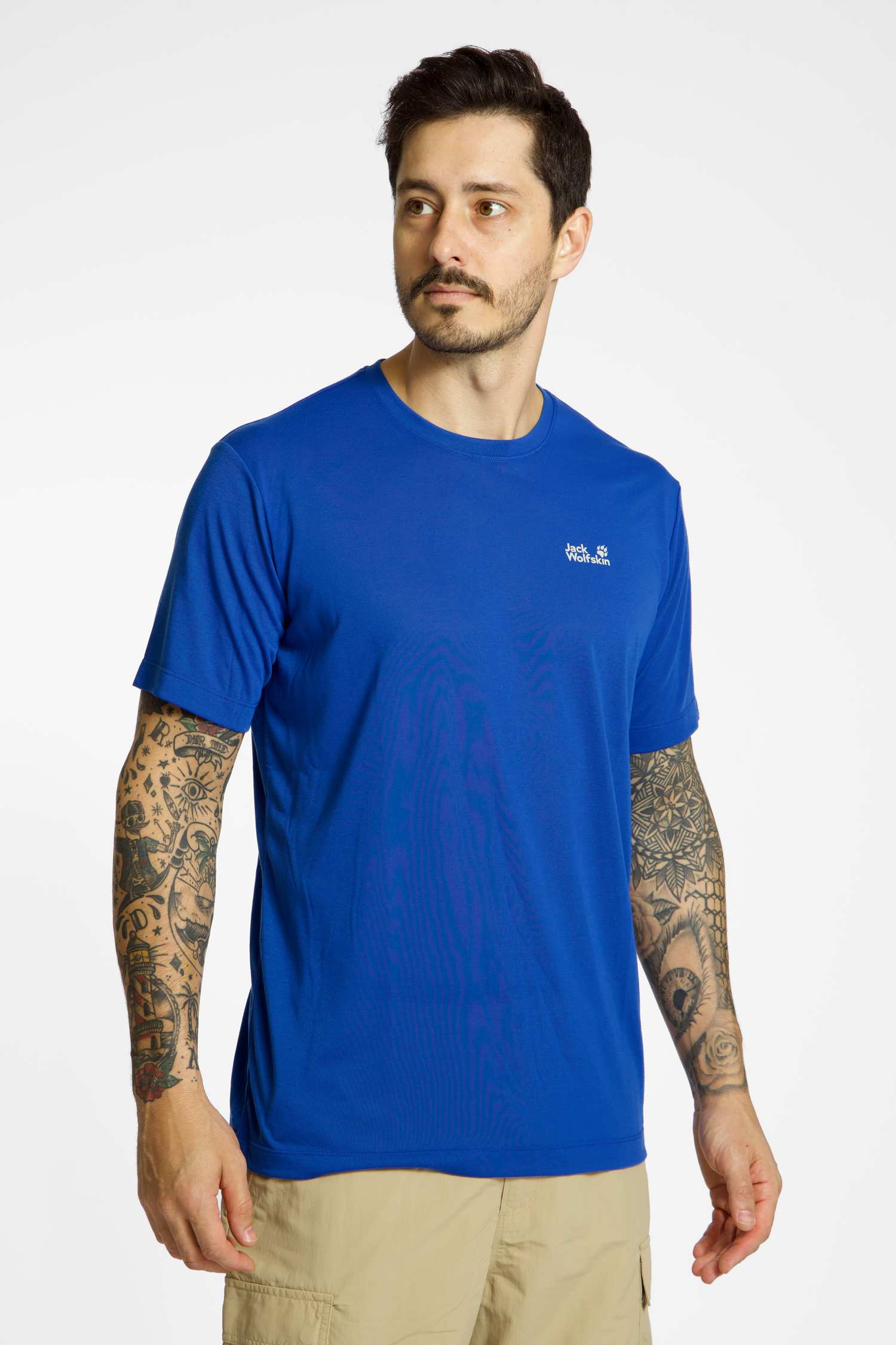 Image of Jack Wolfskin Vonnan Herren T-Shirt Blau, Herren, Größe: XXL
