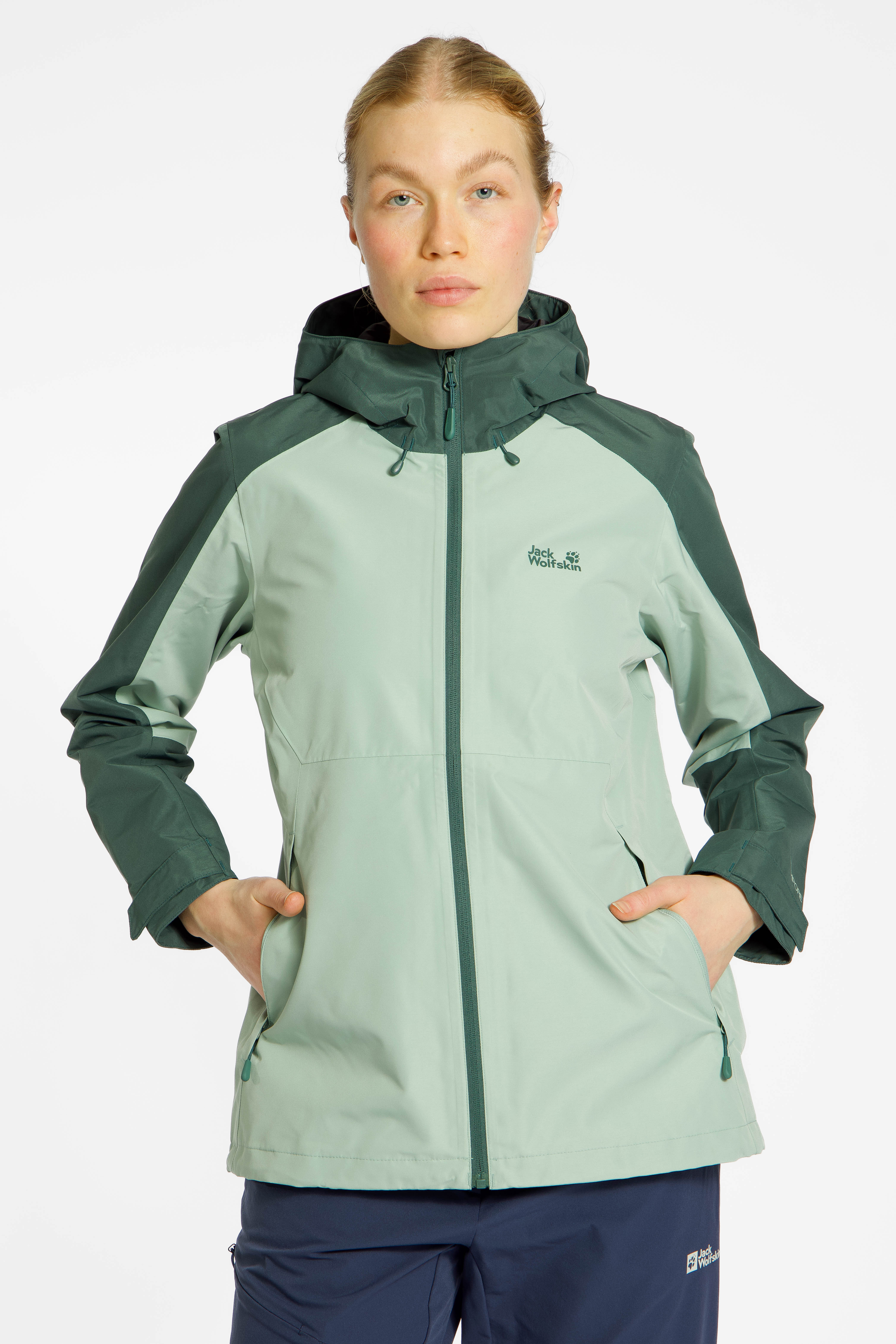 Image of Jack Wolfskin Wildbound 2L Damen Outdoorjacke Grün, Damen, Größe: L