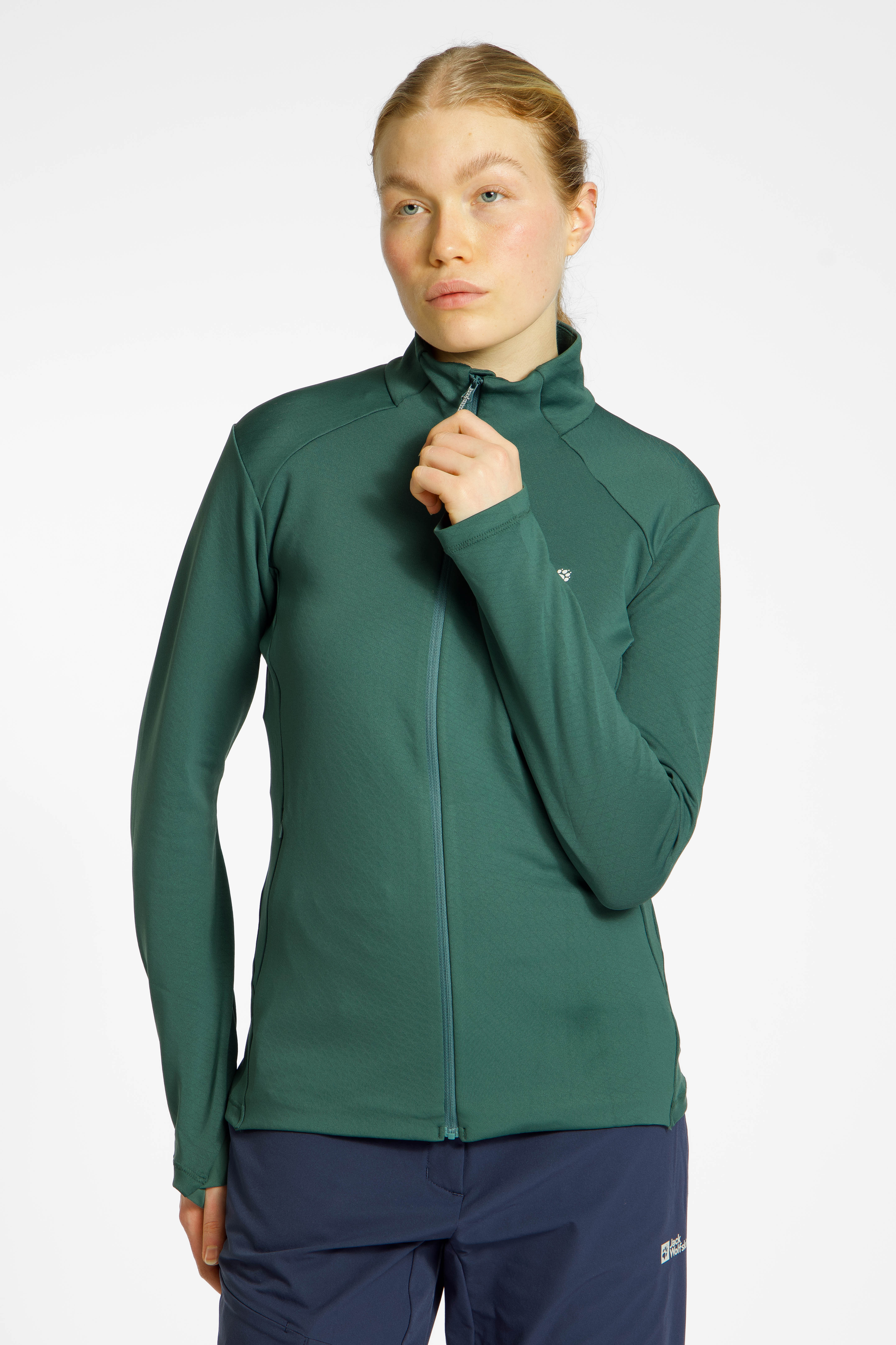 Jack Wolfskin Astrotrail Damen Midlayer Grün, Damen, Größe: XL