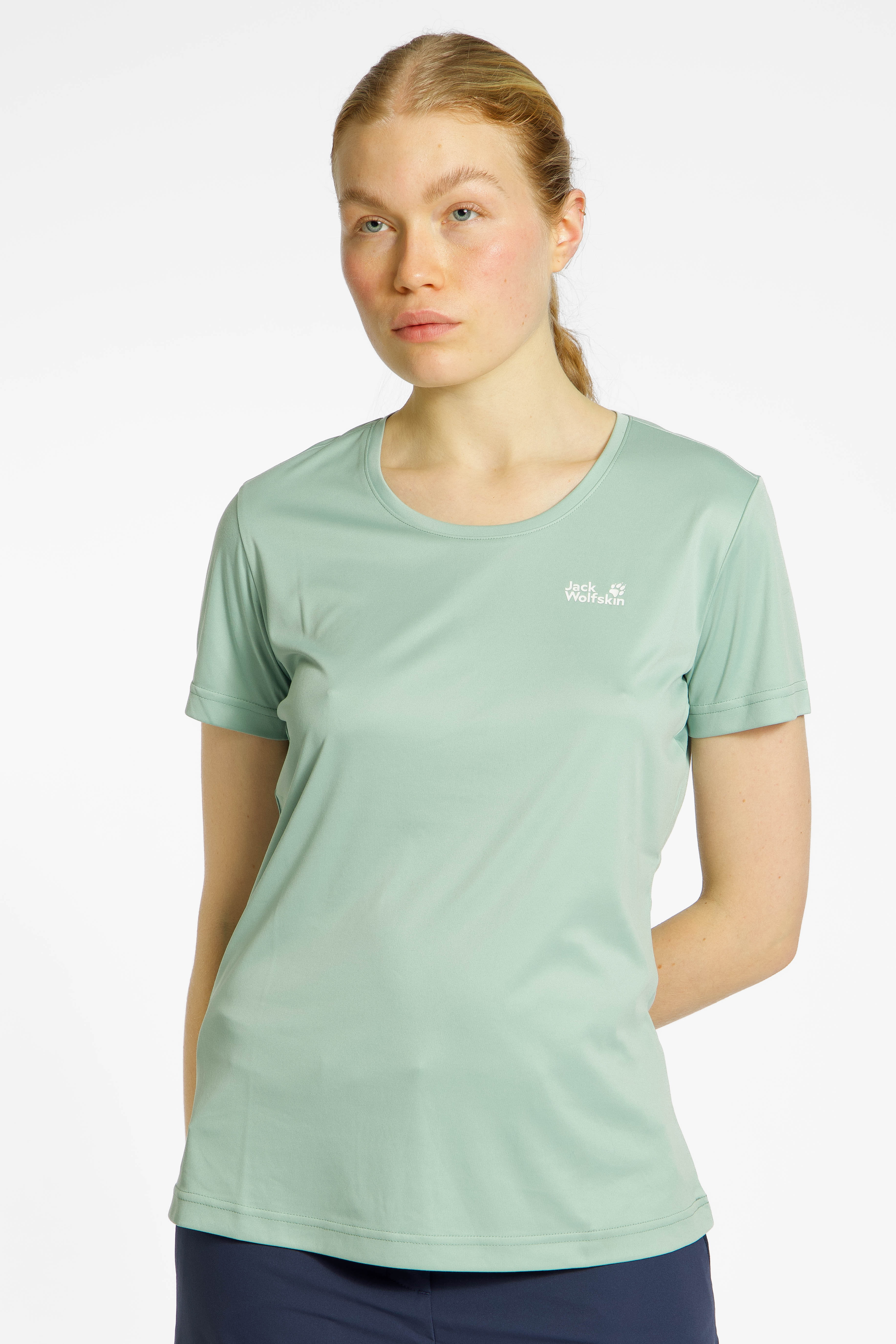 Image of Jack Wolfskin Tech Damen T-Shirt Grün, Damen, Größe: S