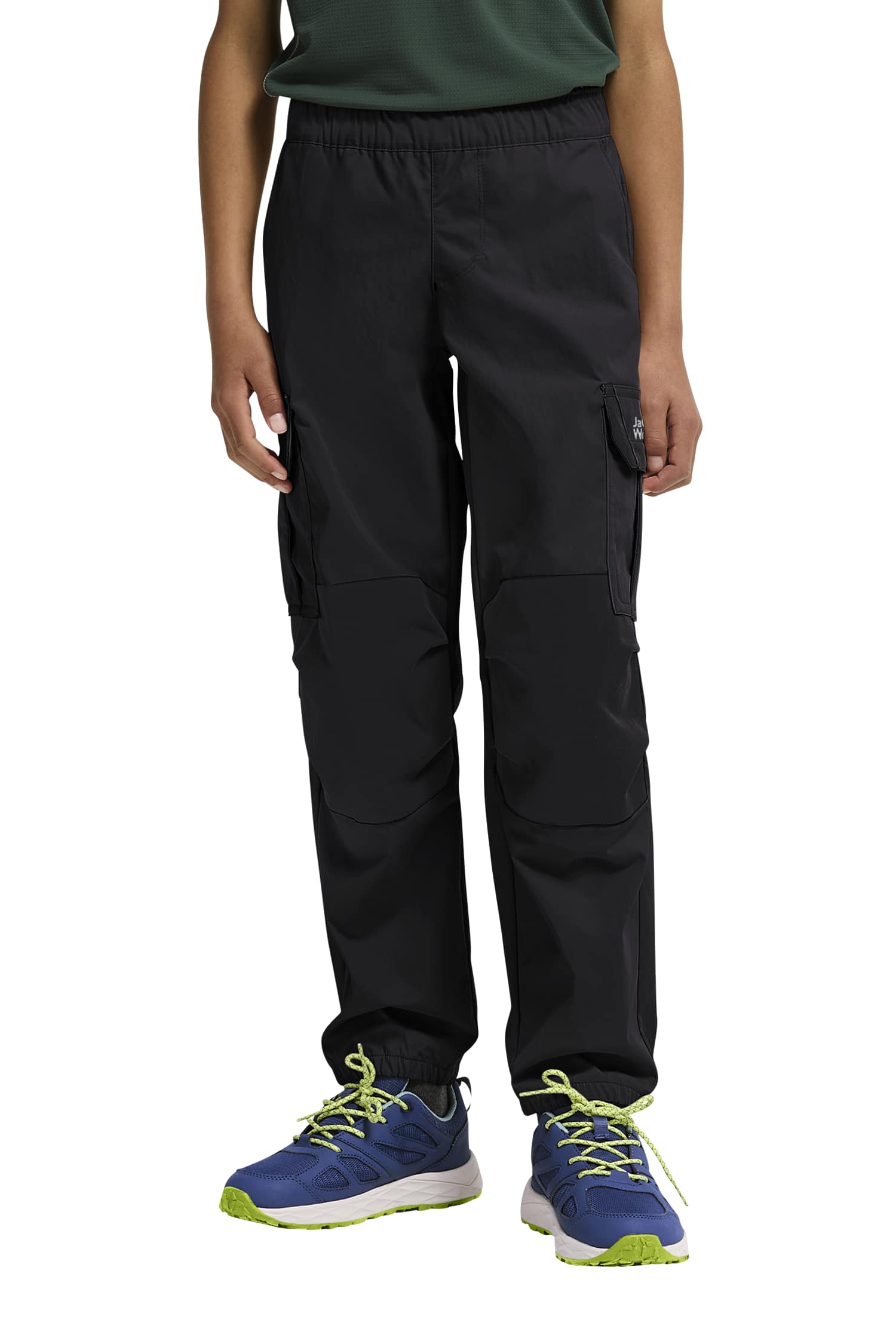 Image of Jack Wolfskin Cargo Kinder Wanderhose Schwarz, , Größe: 128
